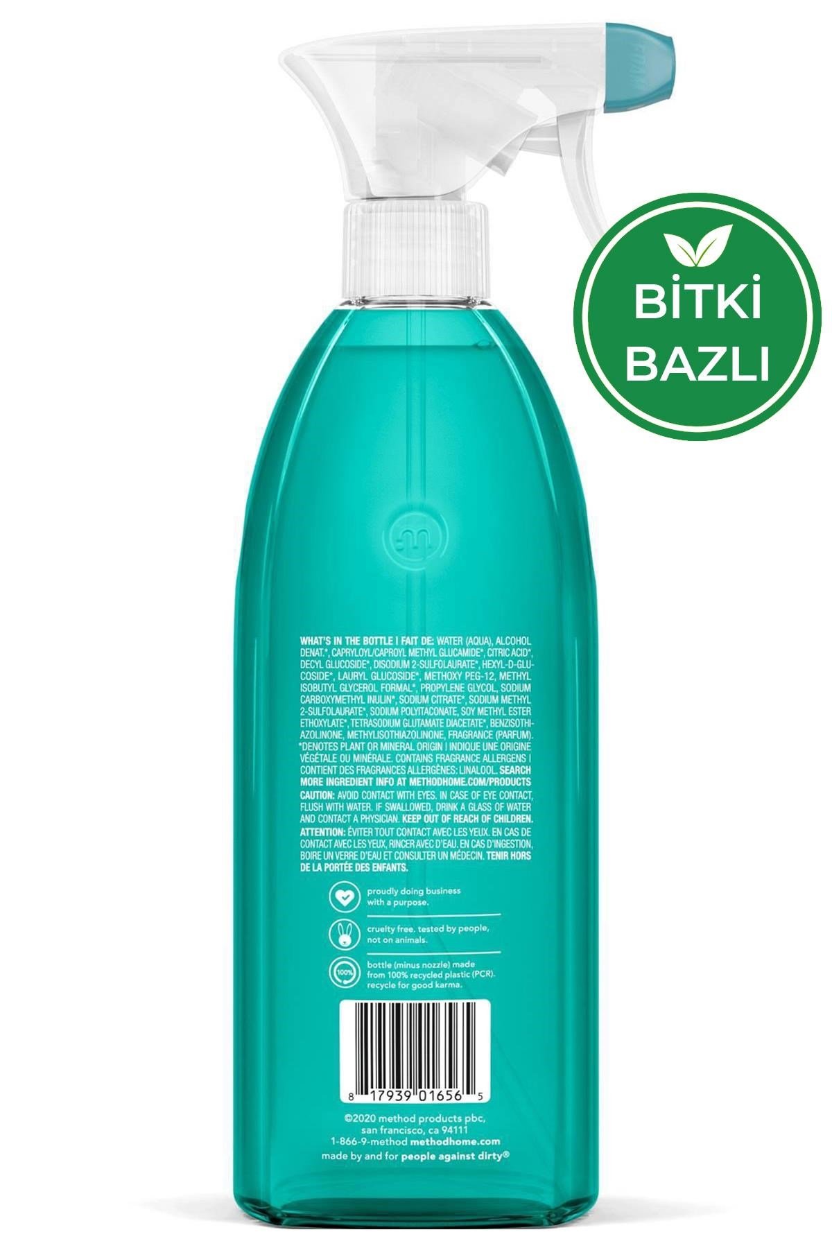Method Köpüklü Banyo + Fayans Temizleyici Okaliptüs ve Nane Kokulu 828ML