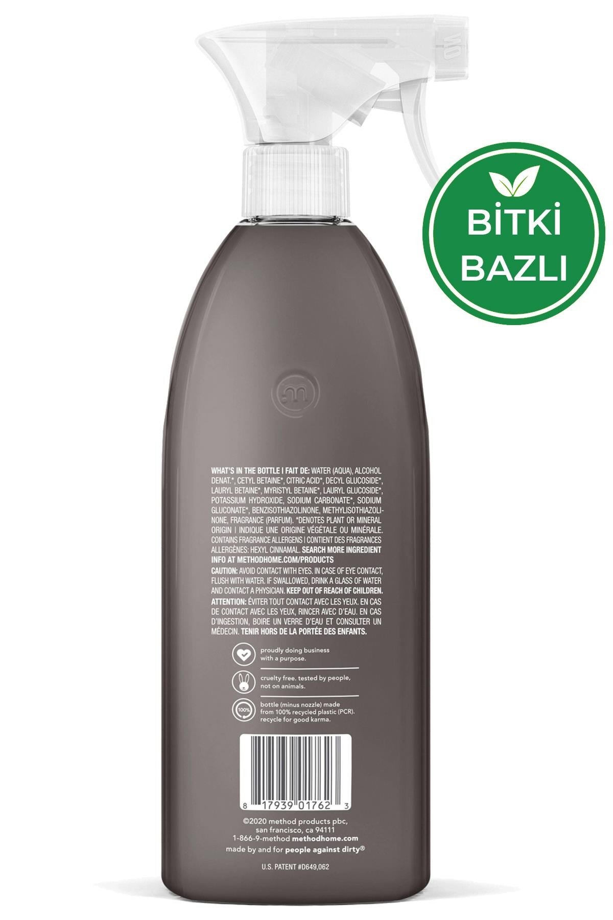 Method Lemongrass Güçlü Yağ Çözücü Sprey 828ML