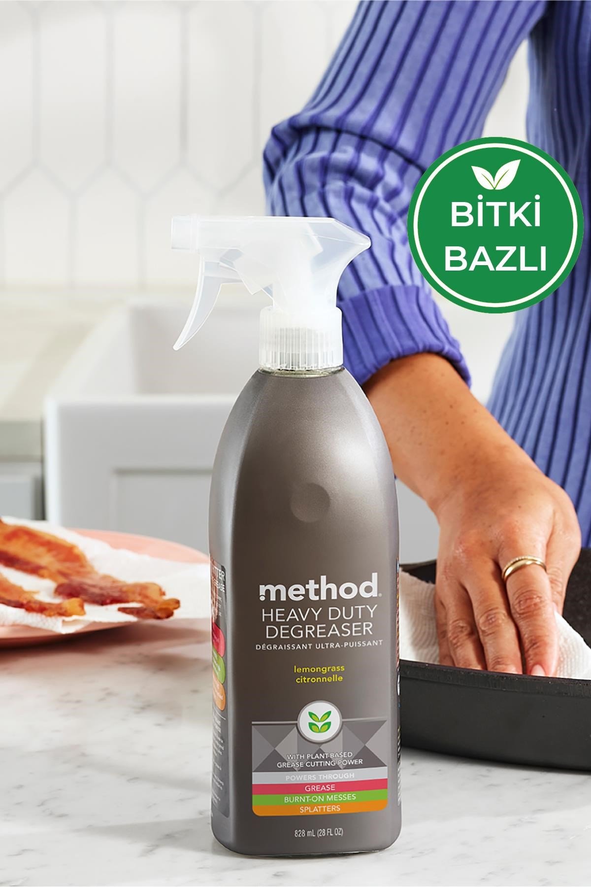 Method Lemongrass Güçlü Yağ Çözücü Sprey 828ML