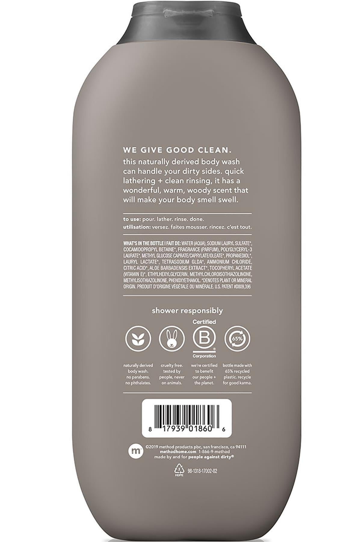 Method Men Cedar + Cypress Vücut Şampuanı 532ML