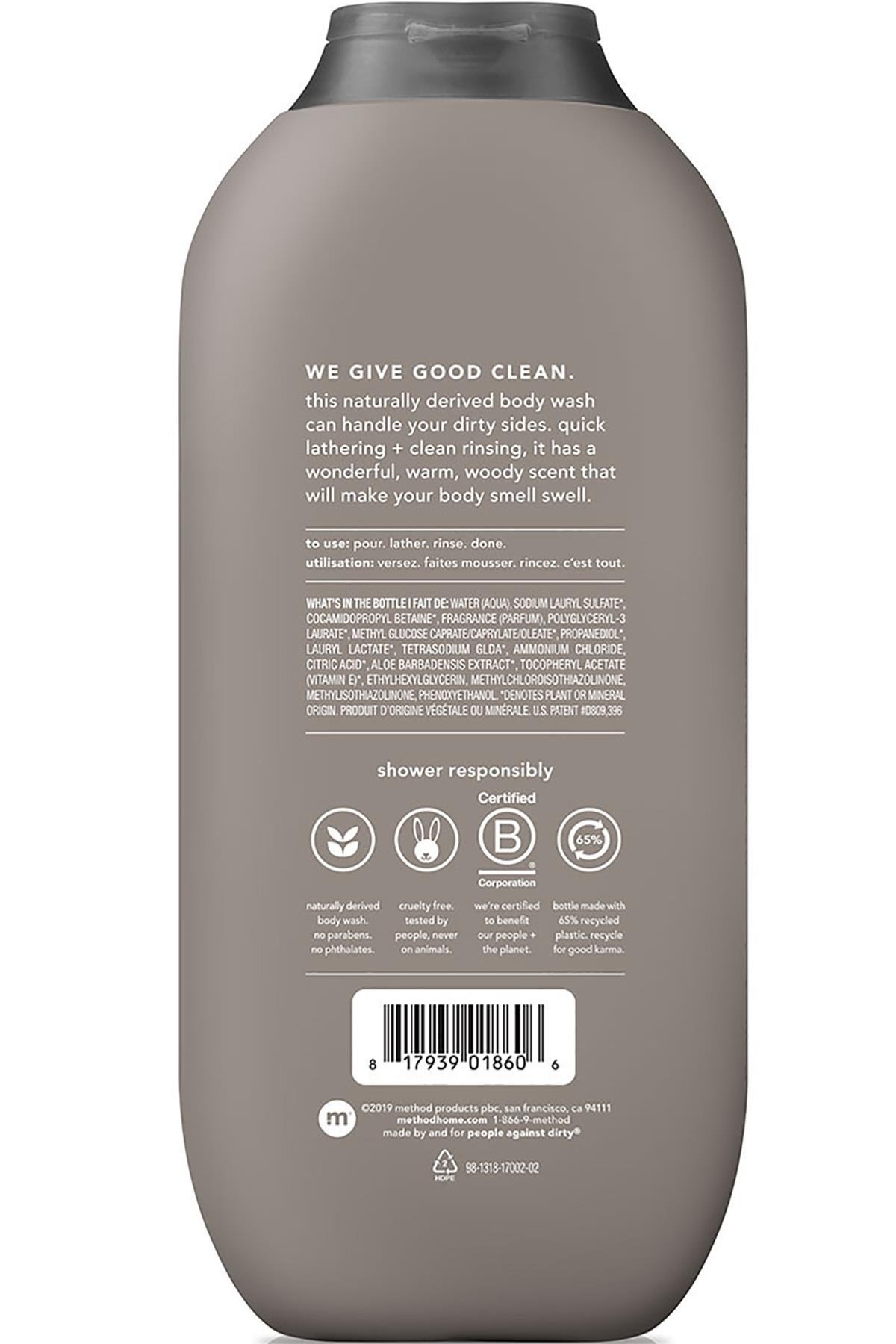 Method Men Cedar + Cypress Vücut Şampuanı 532ML