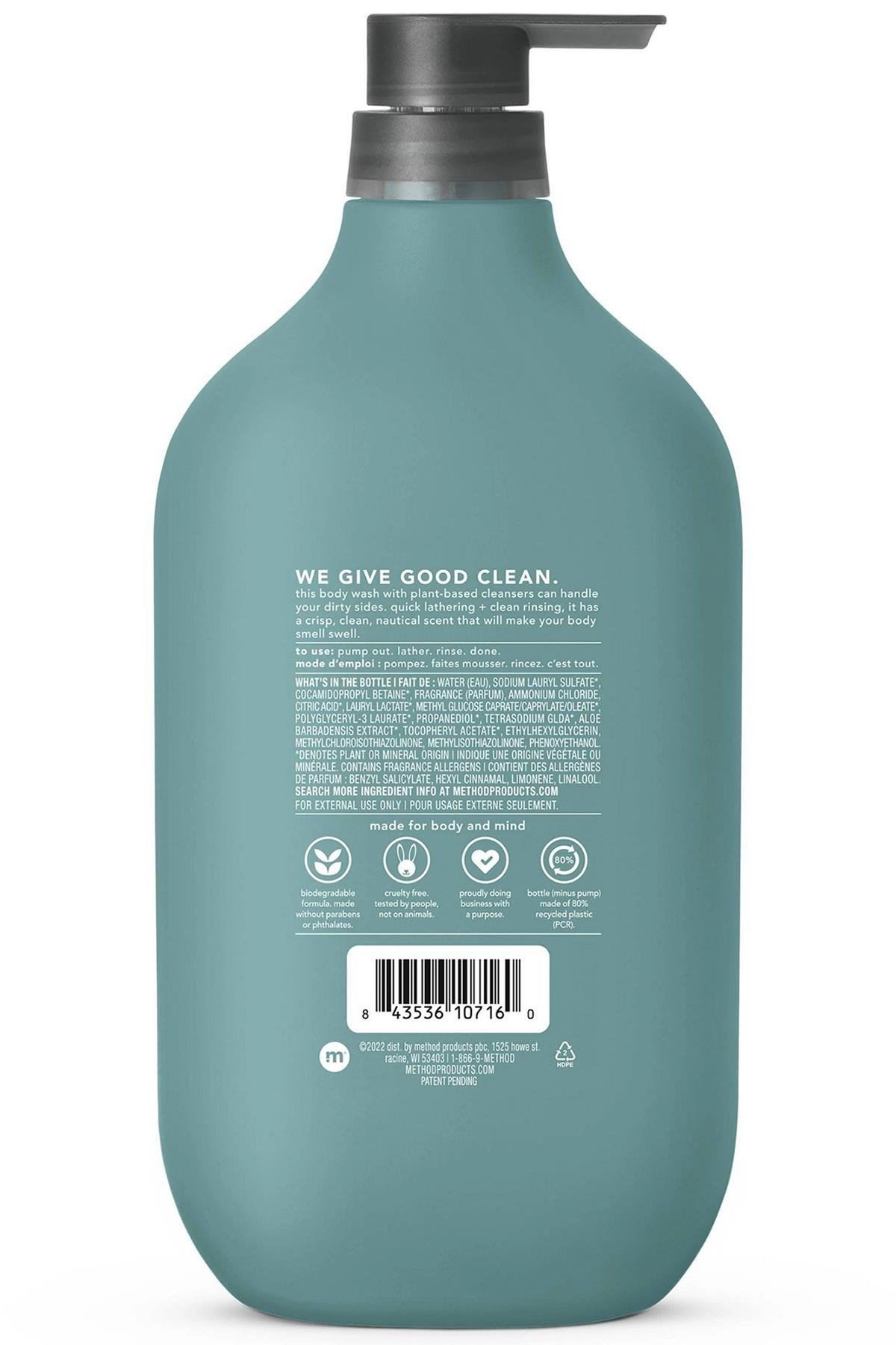 Method Men Sea + Surf Vücut Şampuanı 828ML