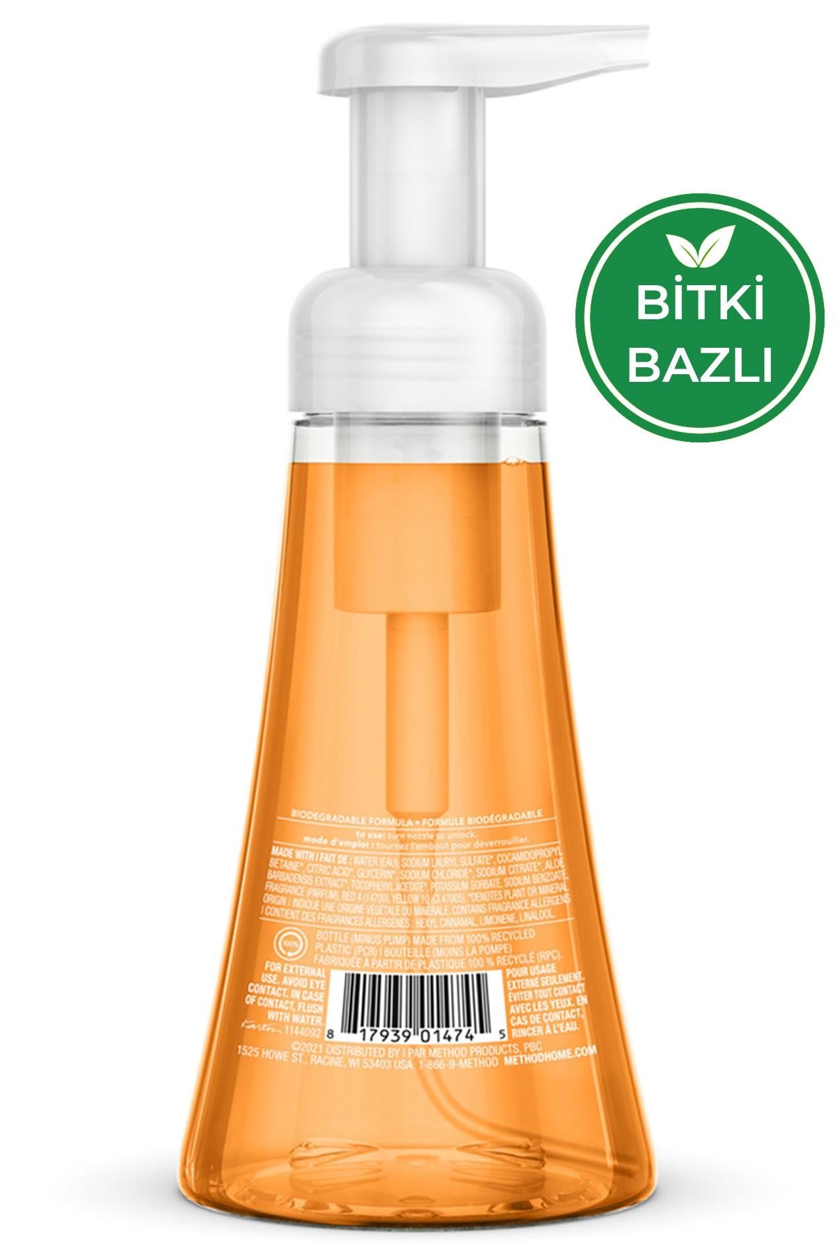 Method Orange Ginger El Yıkama Köpüğü 300ML