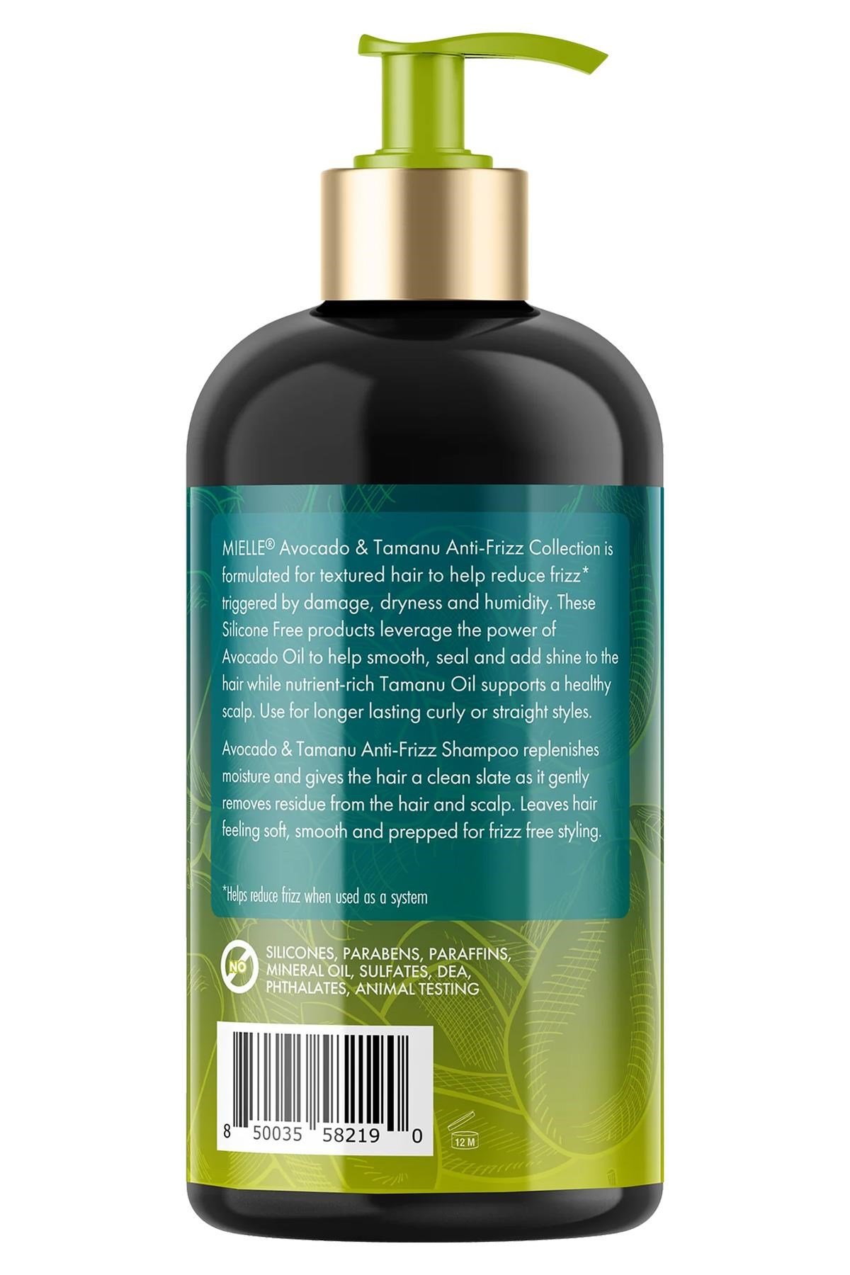 Mielle Avocado & Tamanu Elektriklenme Karşıtı Şampuan 355ML