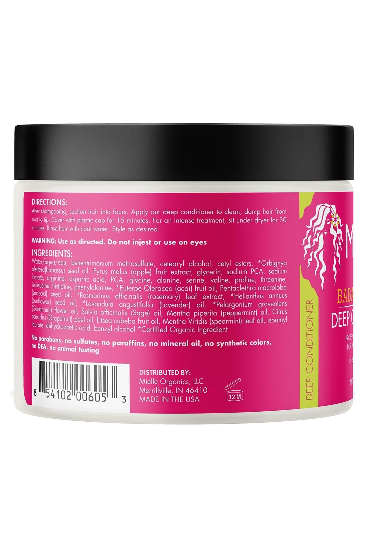 Mielle Babassu & Mint Derin Saç Kremi 227GR