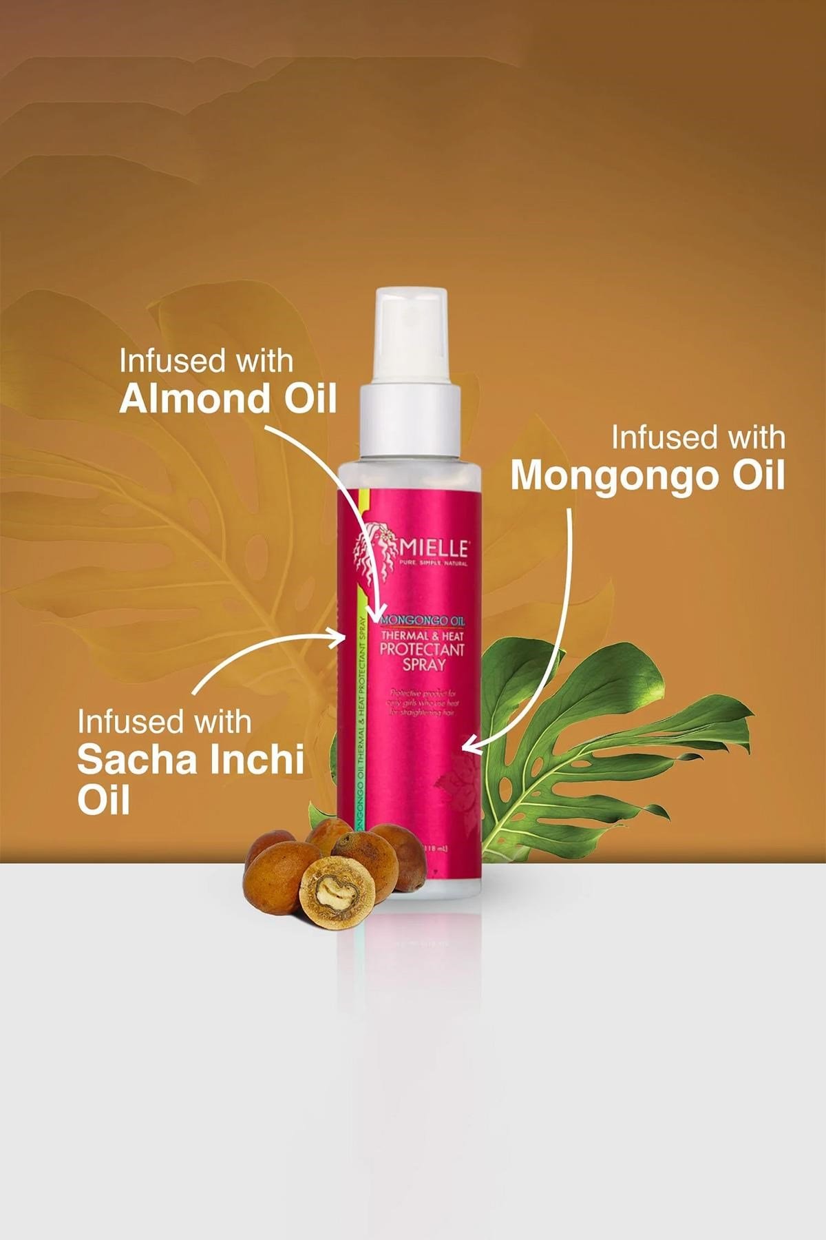 Mielle Mongongo Oil Isı Koruyucu Saç Spreyi 118ML