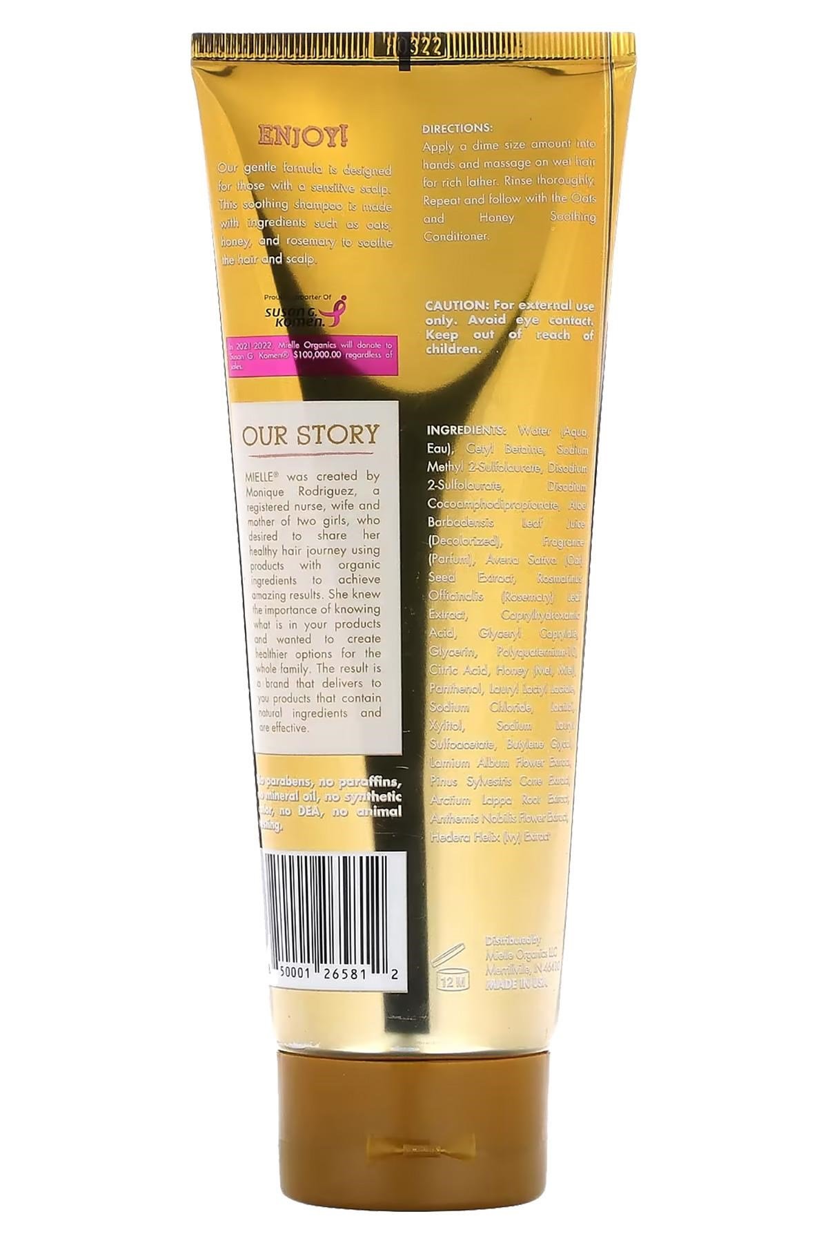 Mielle Oats & Honey Hassas Saç Derisi Yatıştırıcı Şampuan 237ML