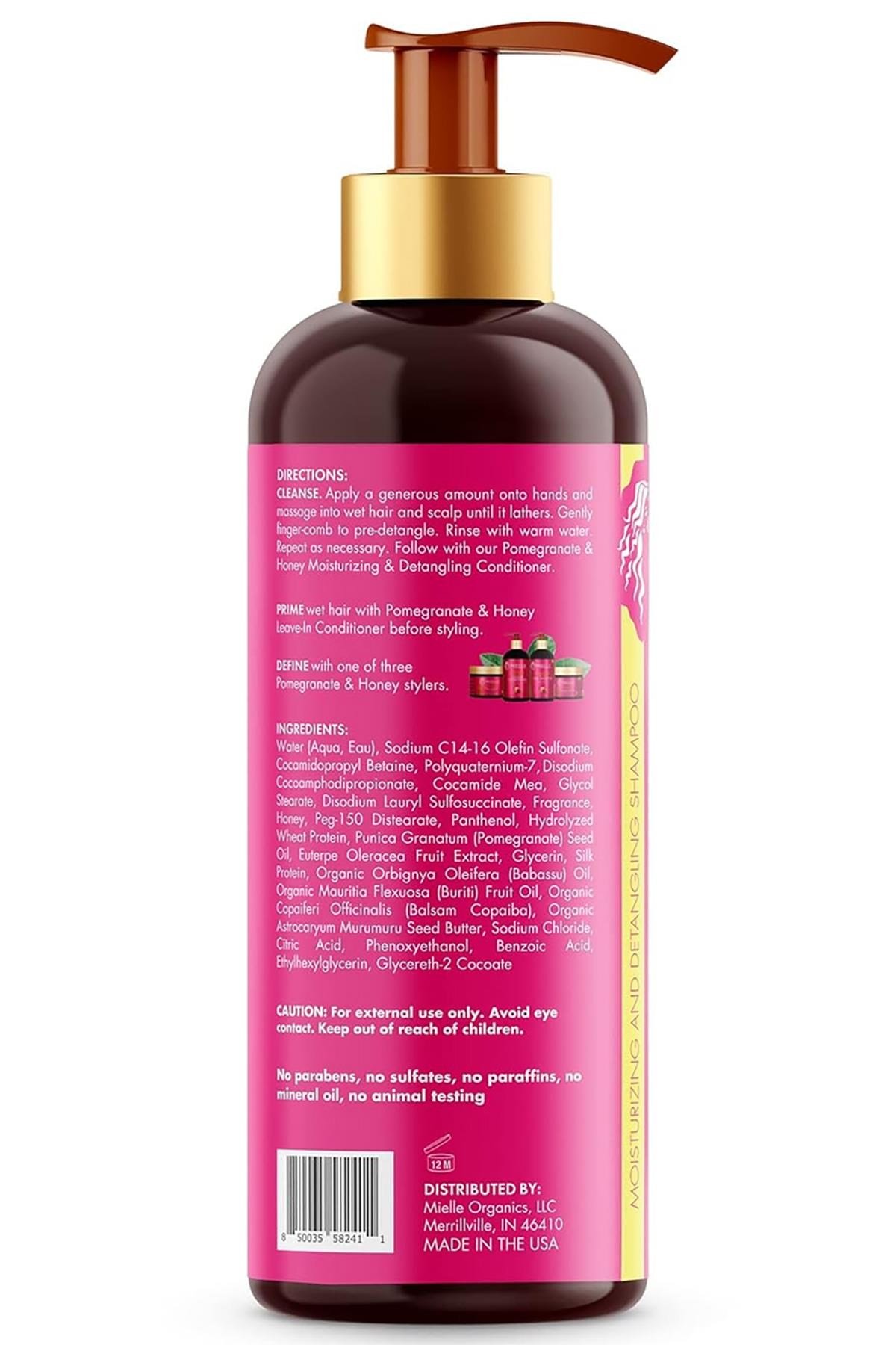 Mielle Pomegranate & Honey Nemlendirici ve Dolaşıklık Açıcı Şampuan 946ML