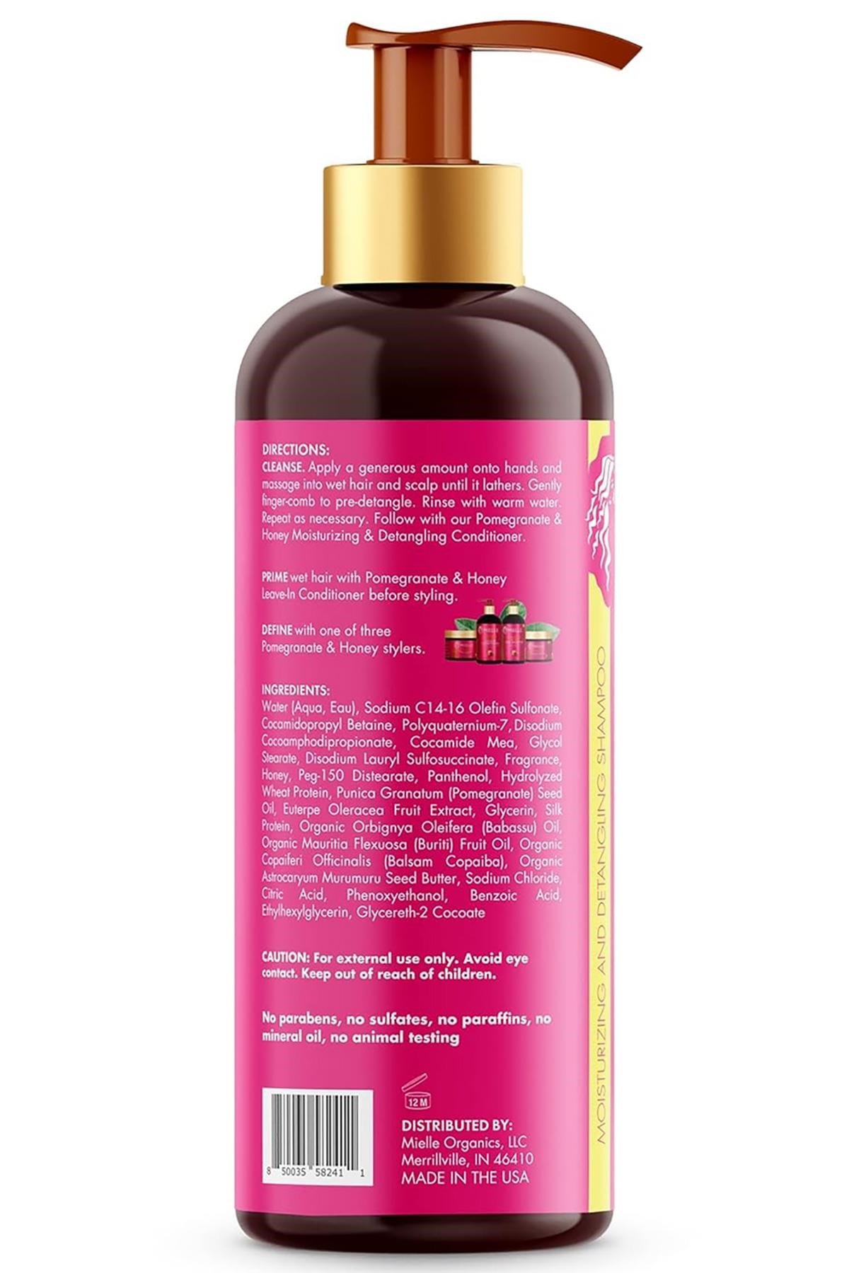 Mielle Pomegranate & Honey Nemlendirici ve Dolaşıklık Açıcı Şampuan 946ML