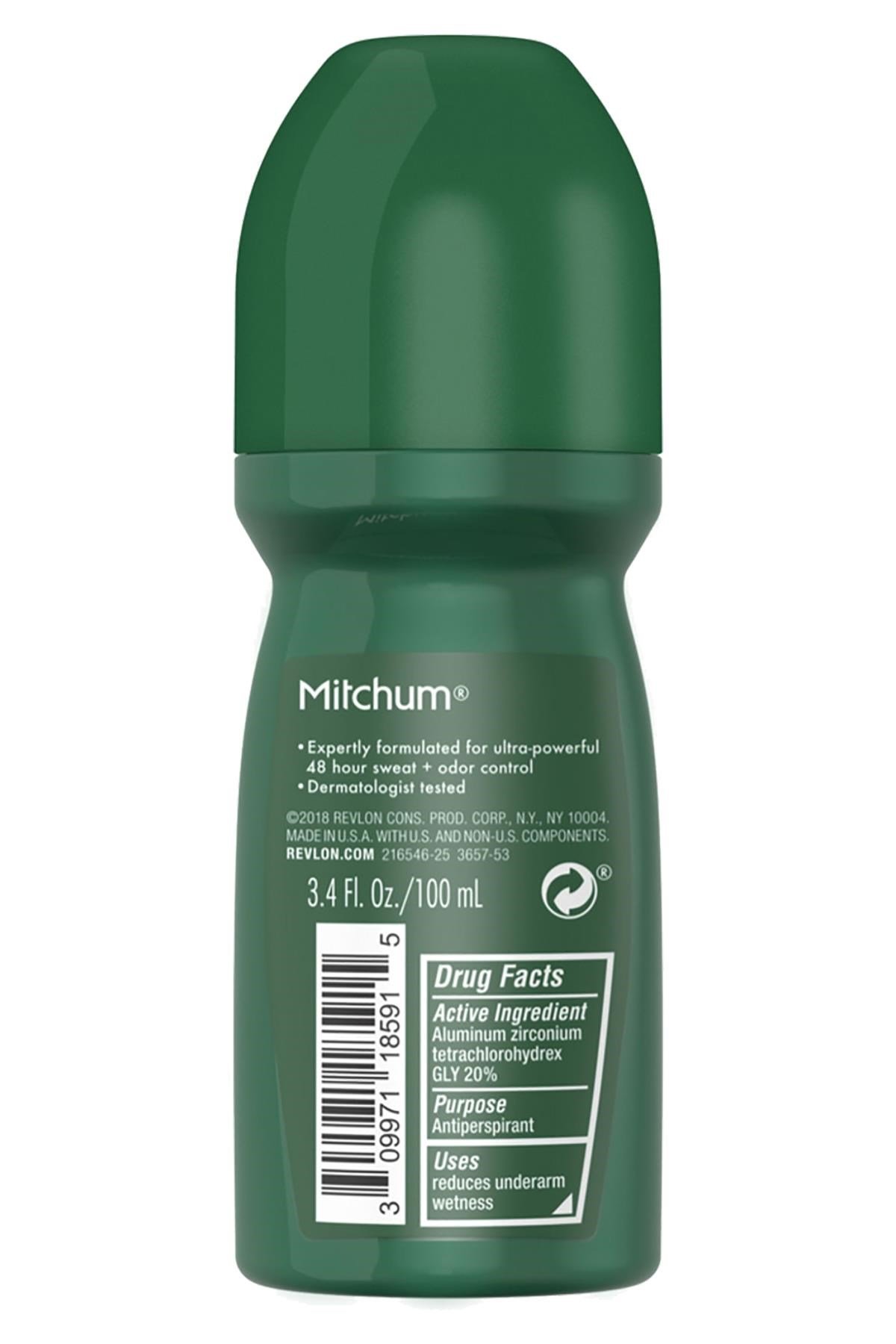 Mitchum Men Unscented Antiperspirant Roll-On Deodorant 100ML
