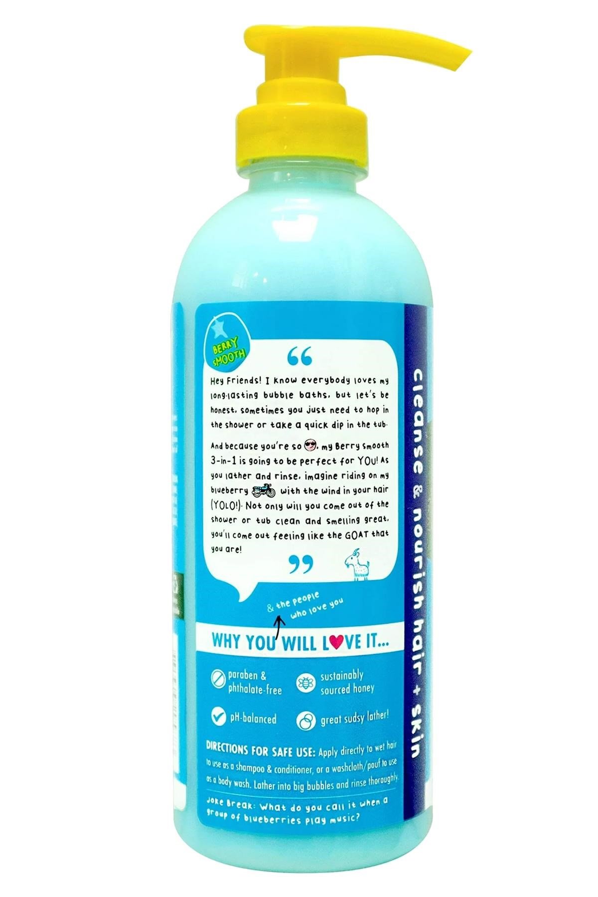 Mr.Bubble Berry Smooth 3'ü 1 Arada Çocuk Şampuanı 591ML