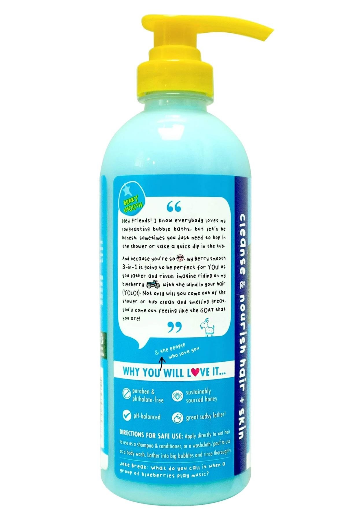 Mr.Bubble Berry Smooth 3'ü 1 Arada Çocuk Şampuanı 591ML