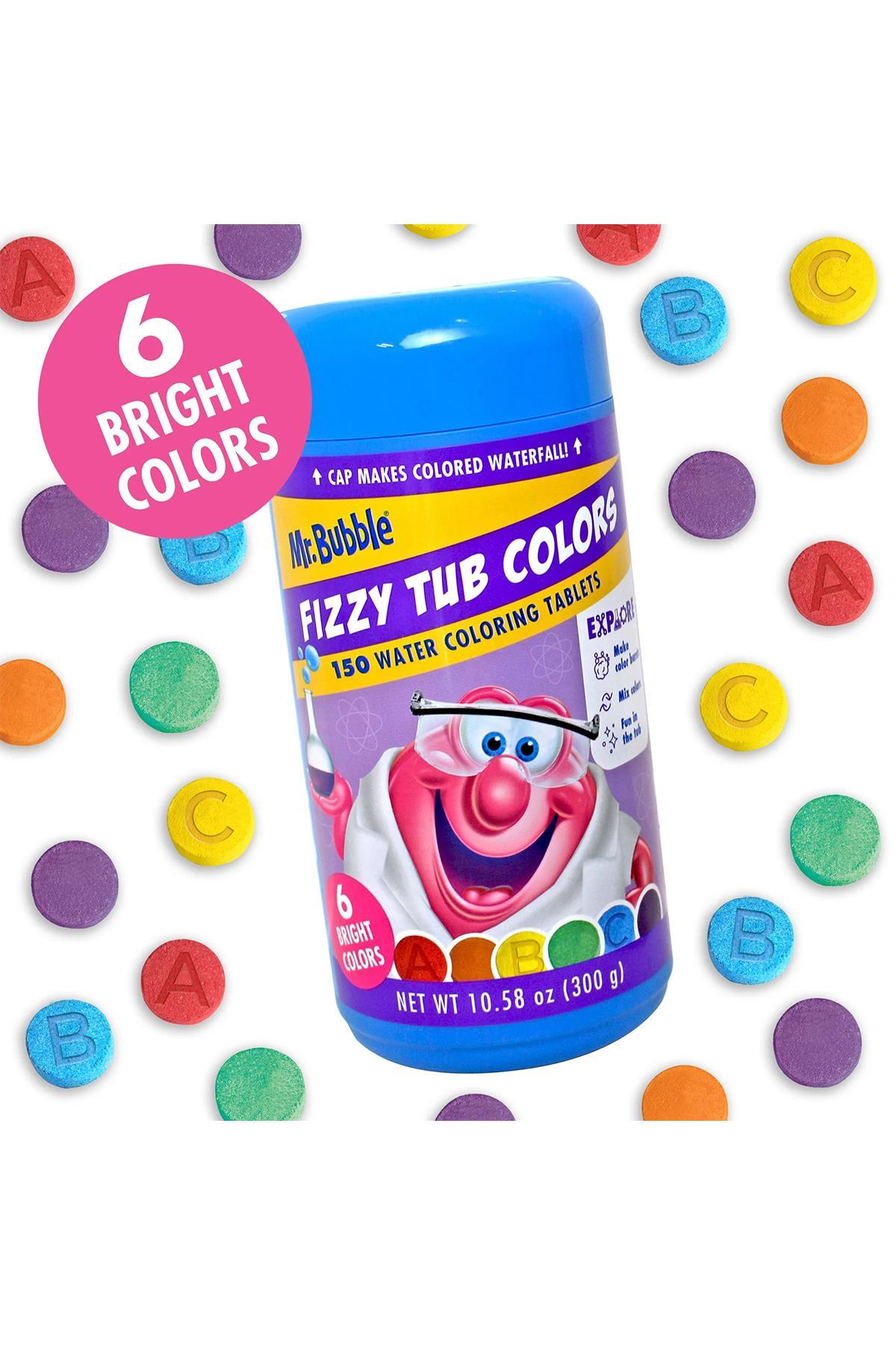 Mr.Bubble Fizzy Tub Colors Renkli Banyo Tabletleri 150 Tablet
