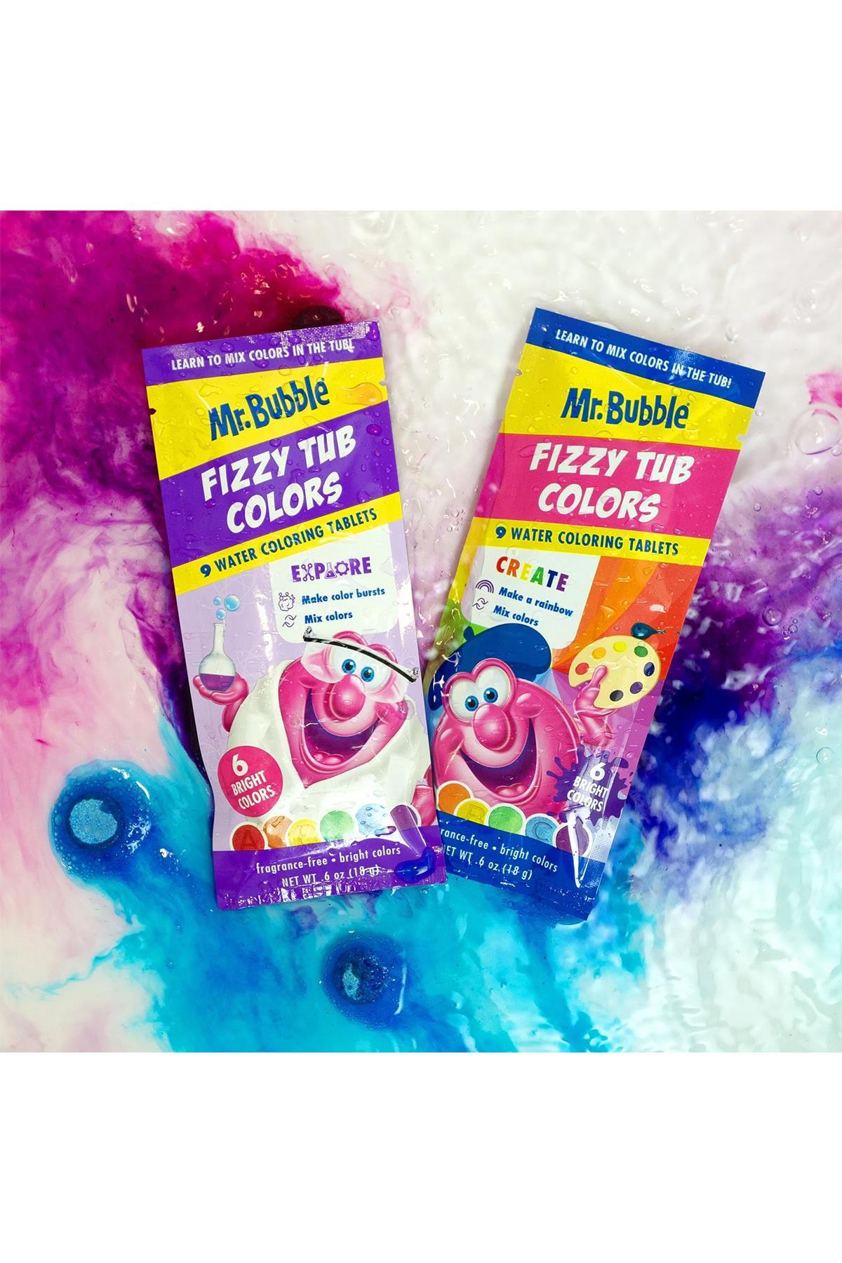 Mr.Bubble Fizzy Tub Colors Renkli Banyo Tabletleri 9 Tablet
