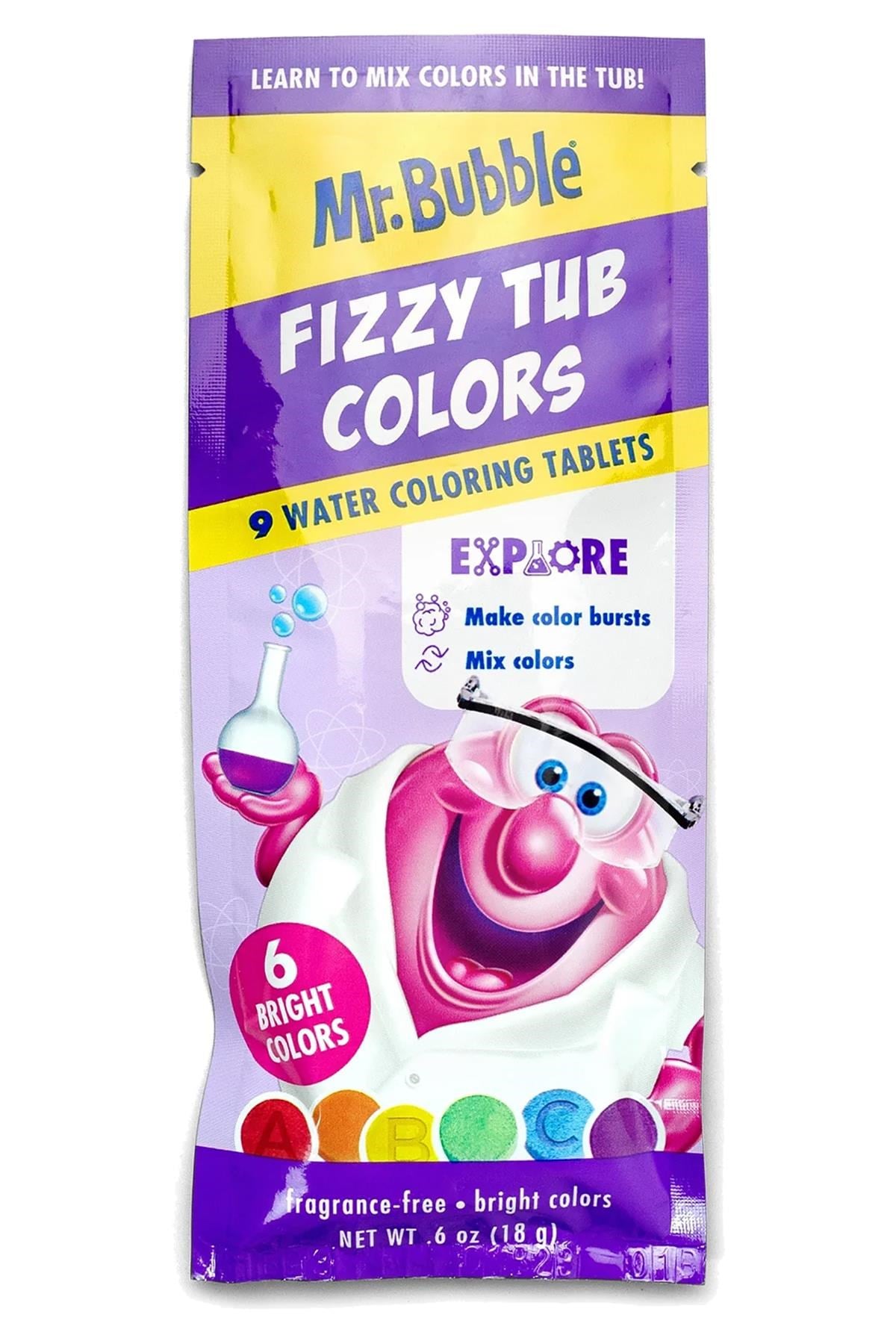 Mr.Bubble Fizzy Tub Colors Renkli Banyo Tabletleri 9 Tablet