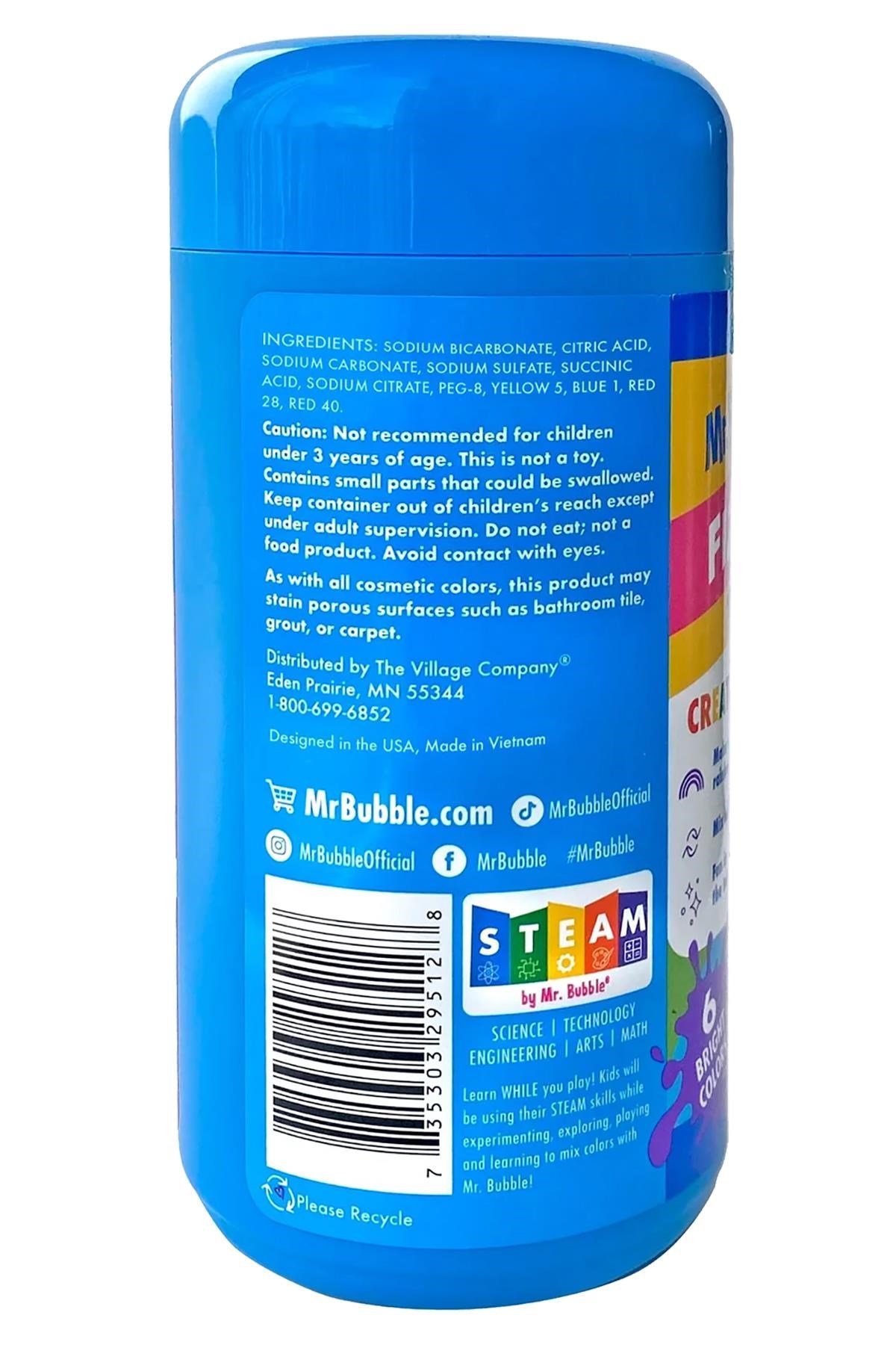 Mr.Bubble Fizzy Tub Colors Renkli Banyo Tabletleri 150 Tablet