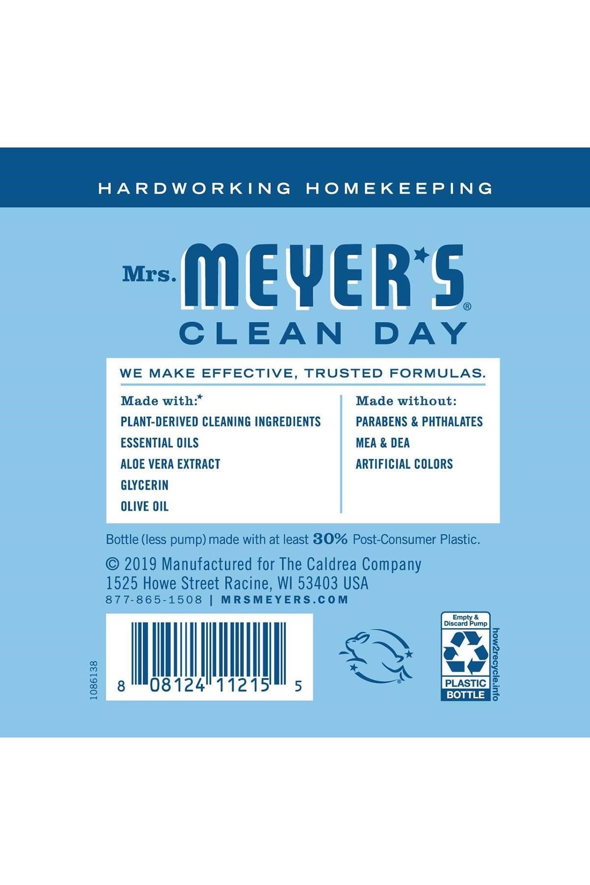 Mrs.Meyers Rain Water Sıvı El Sabunu 370ML