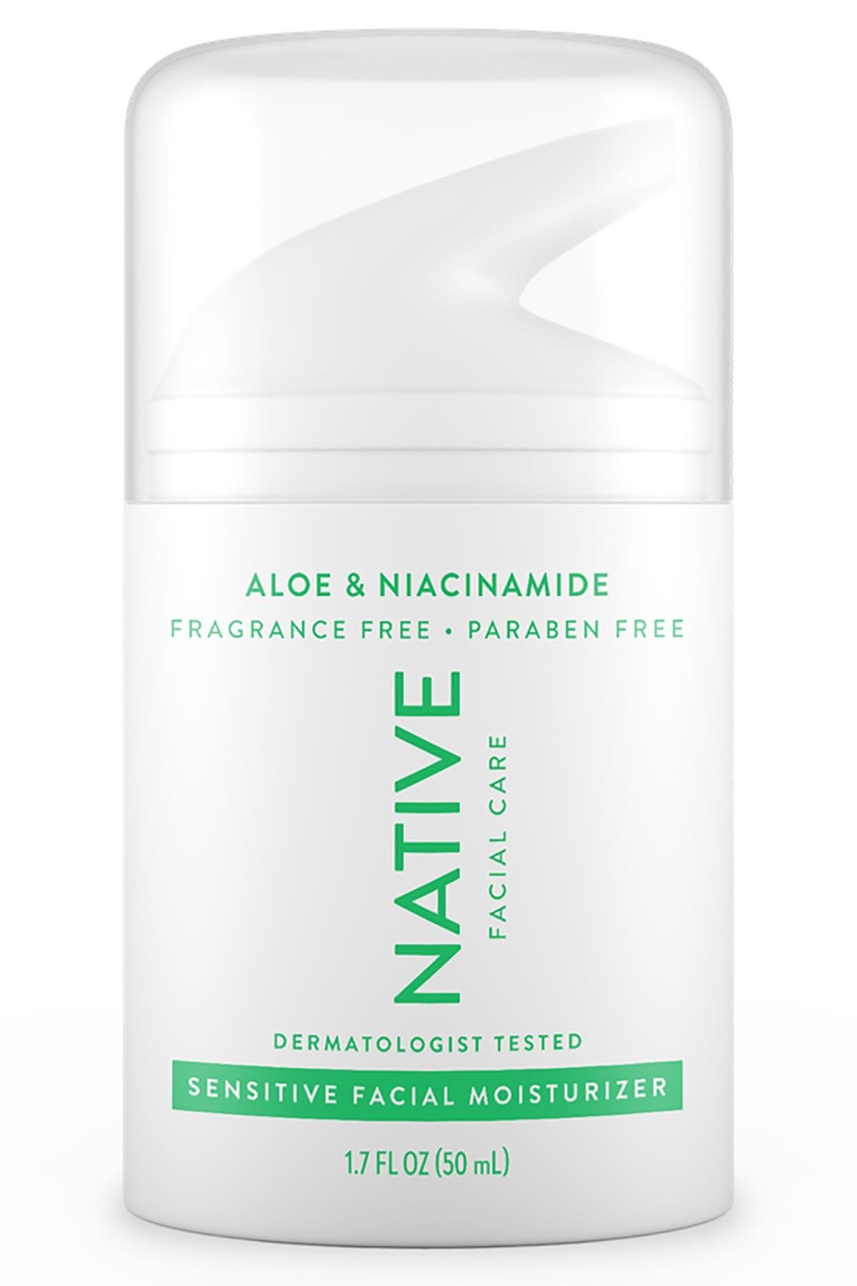 Native Aloe Vera ve Niacinamide Hassas Yüz Nemlendirici 50ML