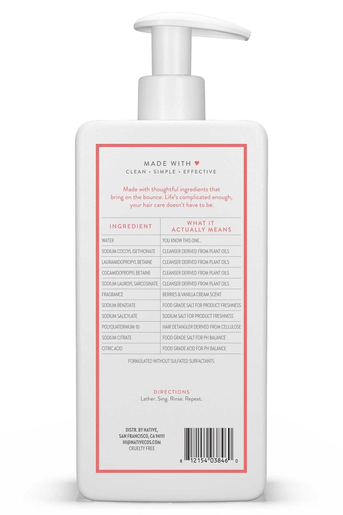Native Berries & Vanilla Cream Hacimlendirici Şampuan 487ML