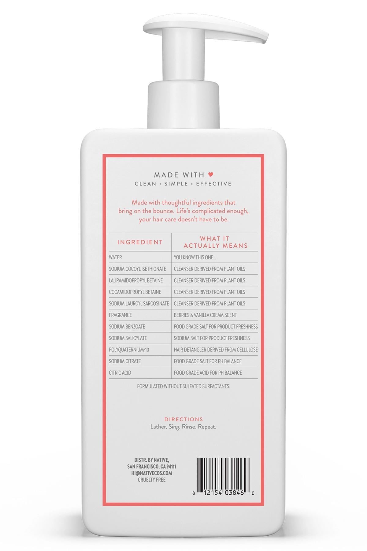 Native Berries & Vanilla Cream Hacimlendirici Şampuan 487ML