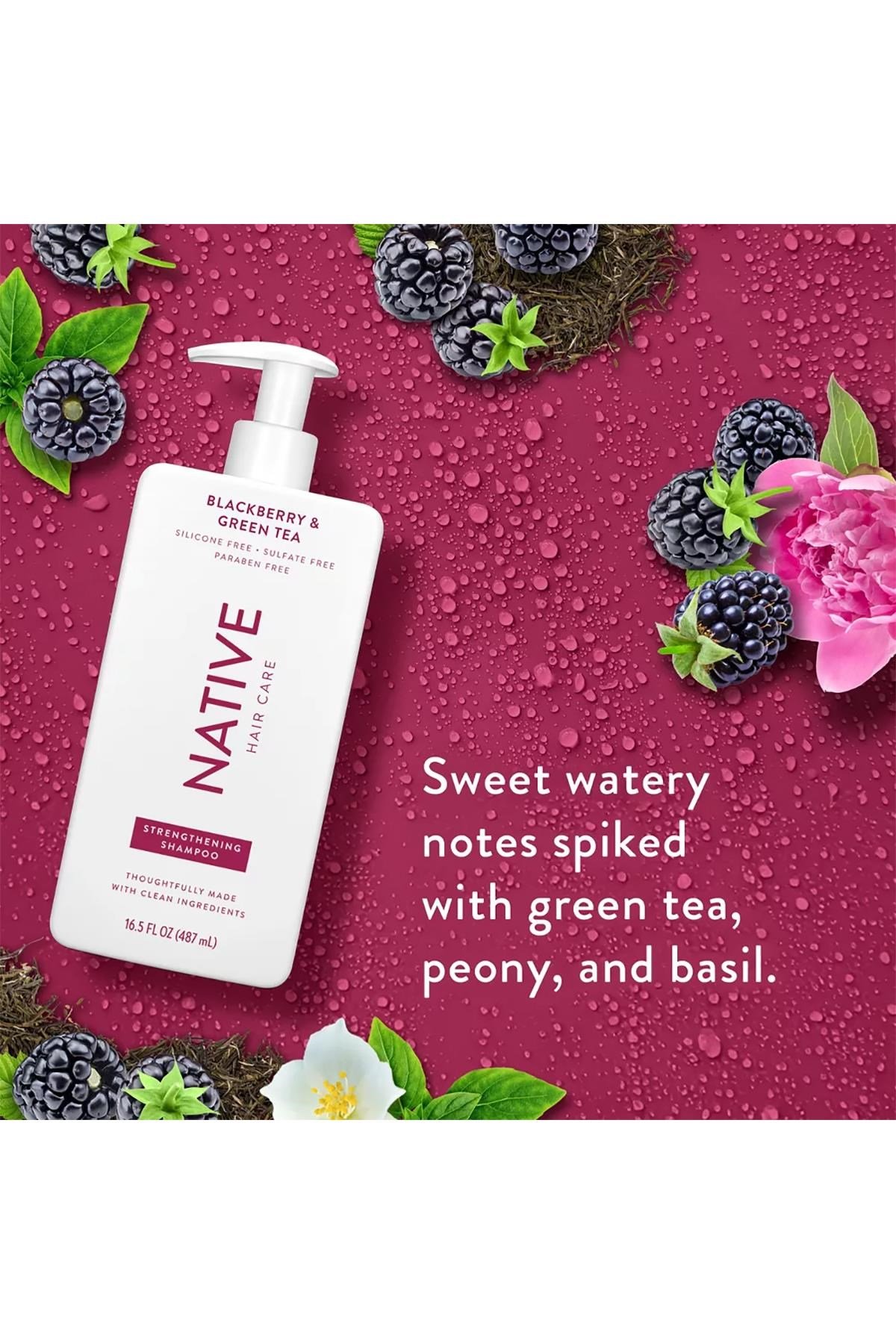 Native Blackberry & Green Tea Güçlendirici Şampuan 487ML