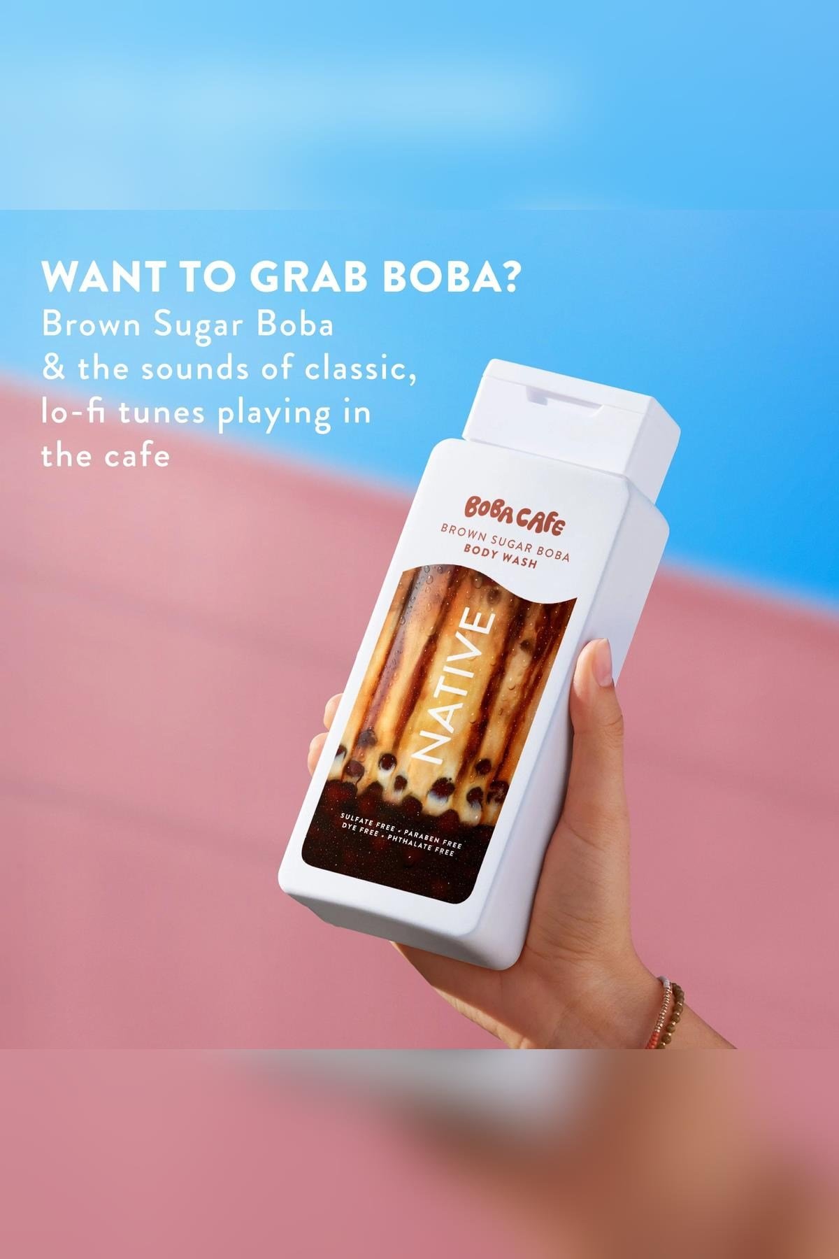 Native Boba Cafe Brown Sugar Boba Duş Jeli 532ML