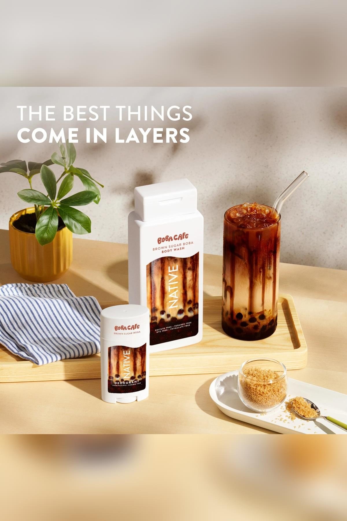 Native Boba Cafe Brown Sugar Boba Nemlendirici Şampuan 487ML