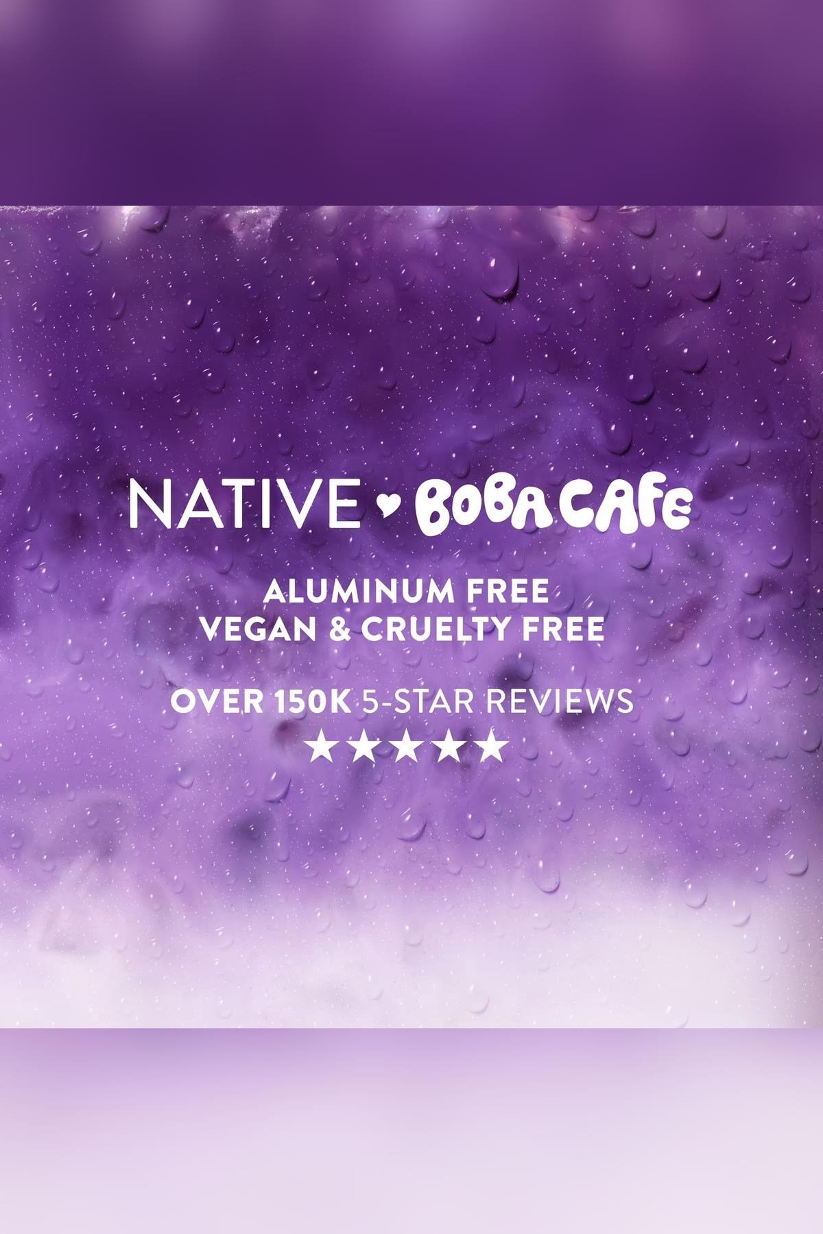 Native Boba Cafe Coconut Ube 2'si 1 Arada Nemlendirici Şampuan ve Saç Kremi 487ML