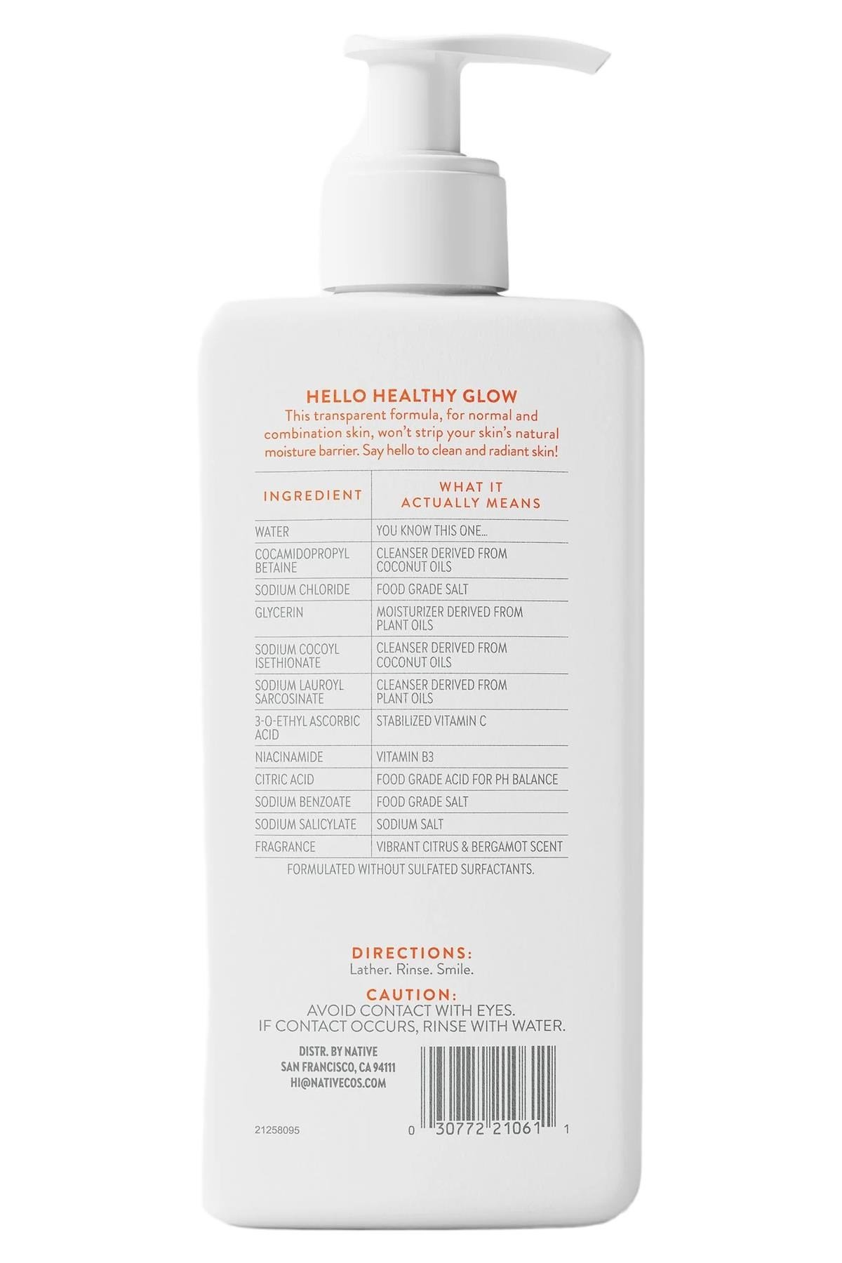 Native Brightening Aydınlatıcı Yüz Temizleme Jeli 370ML