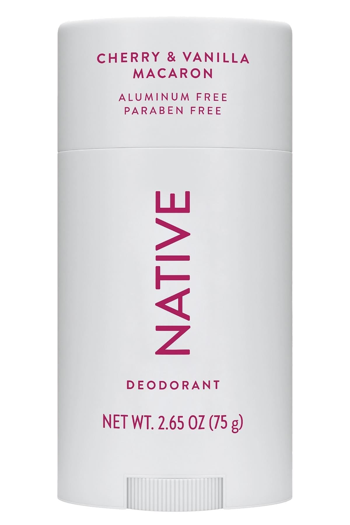Native Cherry & Vanilla Macaron Alüminyumsuz Stick Deodorant 75GR
