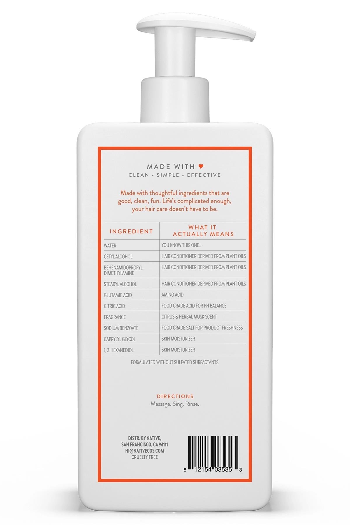 Native Citrus & Herbal Musk Günlük Saç Kremi 487ML
