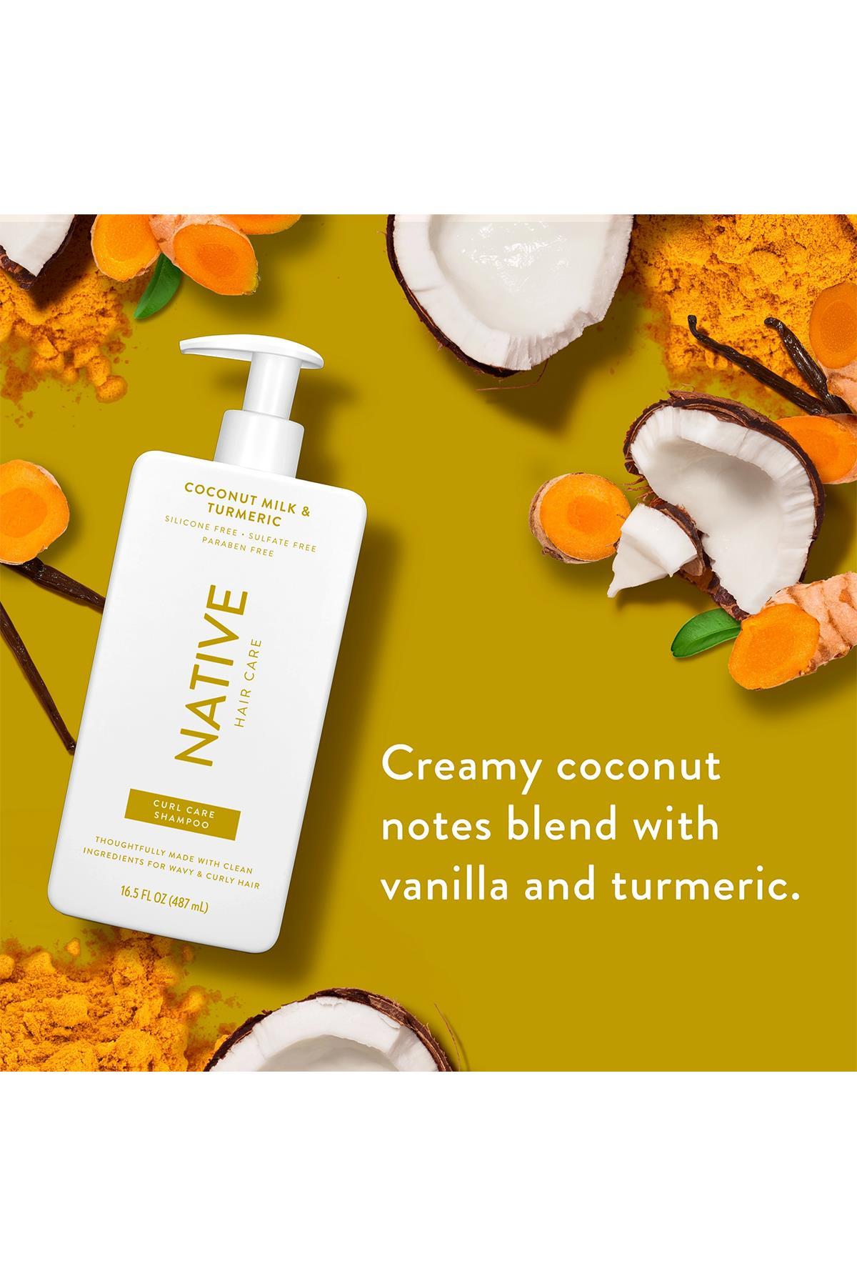 Native Coconut Milk & Turmeric Bukle Belirginleştirici Şampuan 487ML