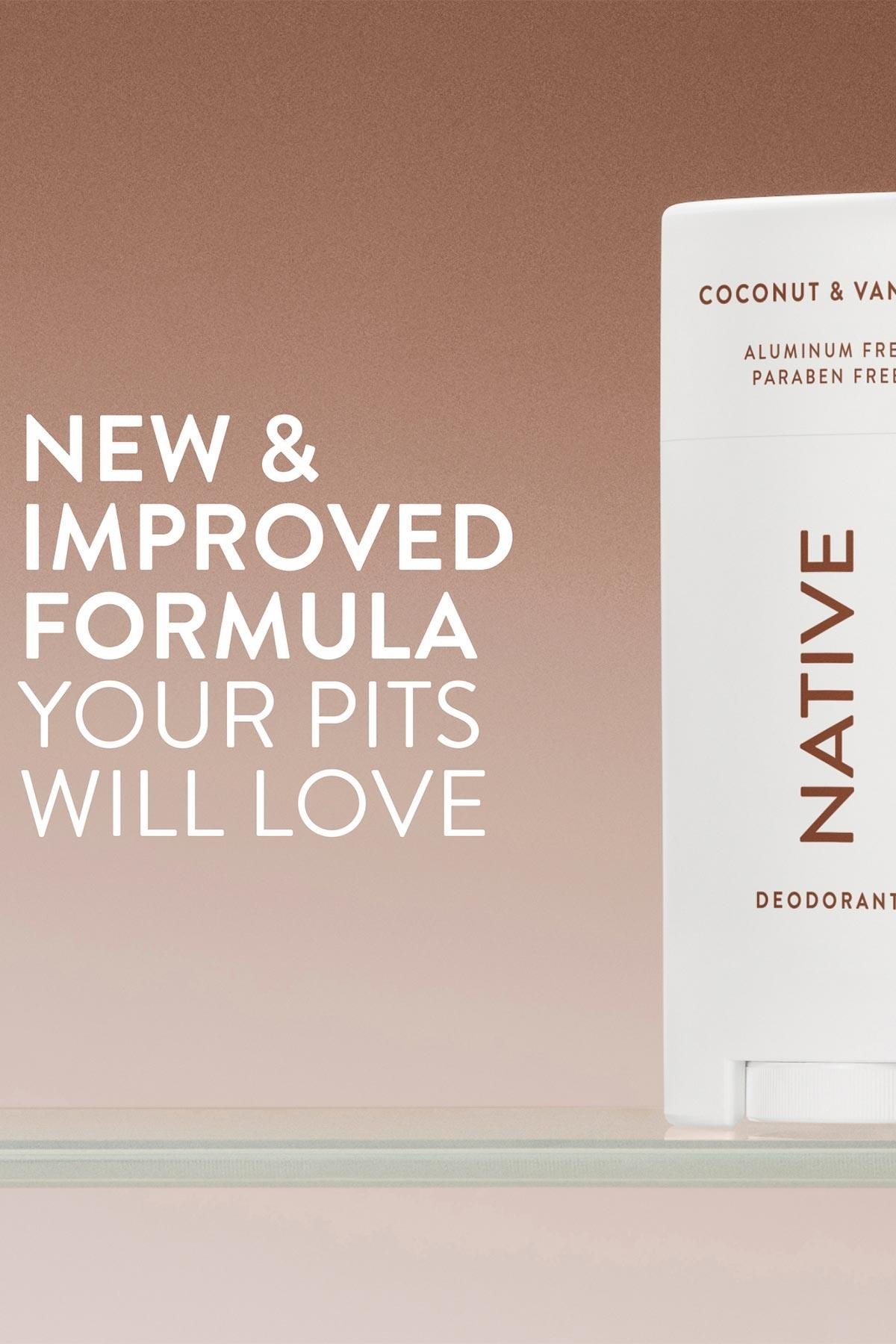 Native Coconut & Vanilla Alüminyumsuz Stick Deodorant 65GR