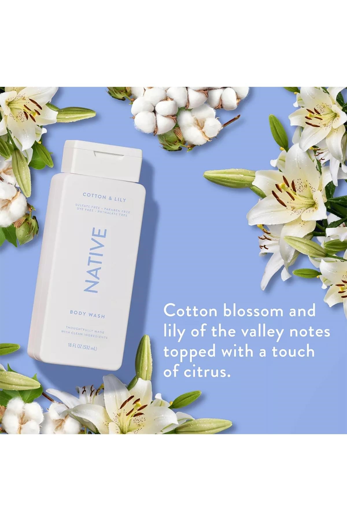 Native Cotton & Lily Duş Jeli 532ML