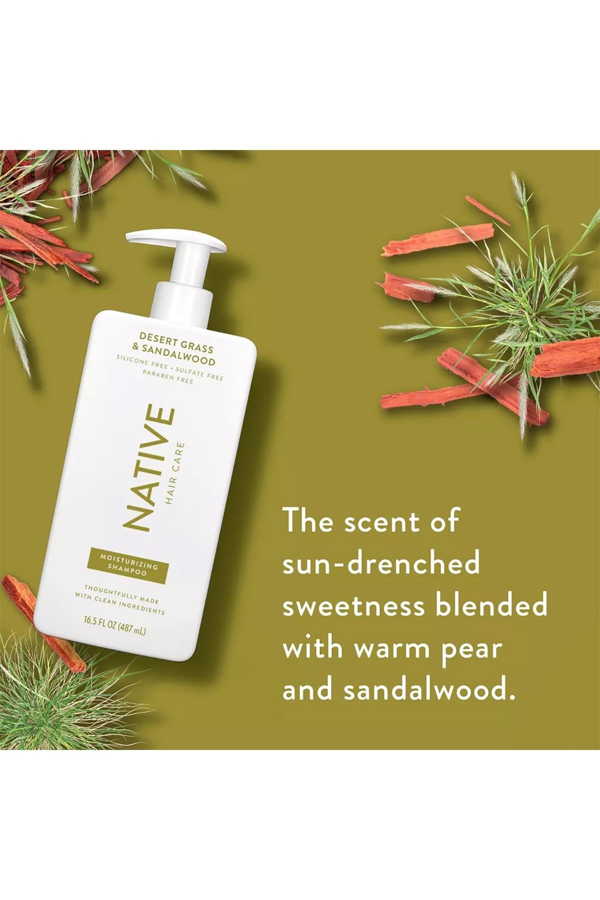 Native Desert Grass & Sandalwood Nemlendirici Şampuan 487ML