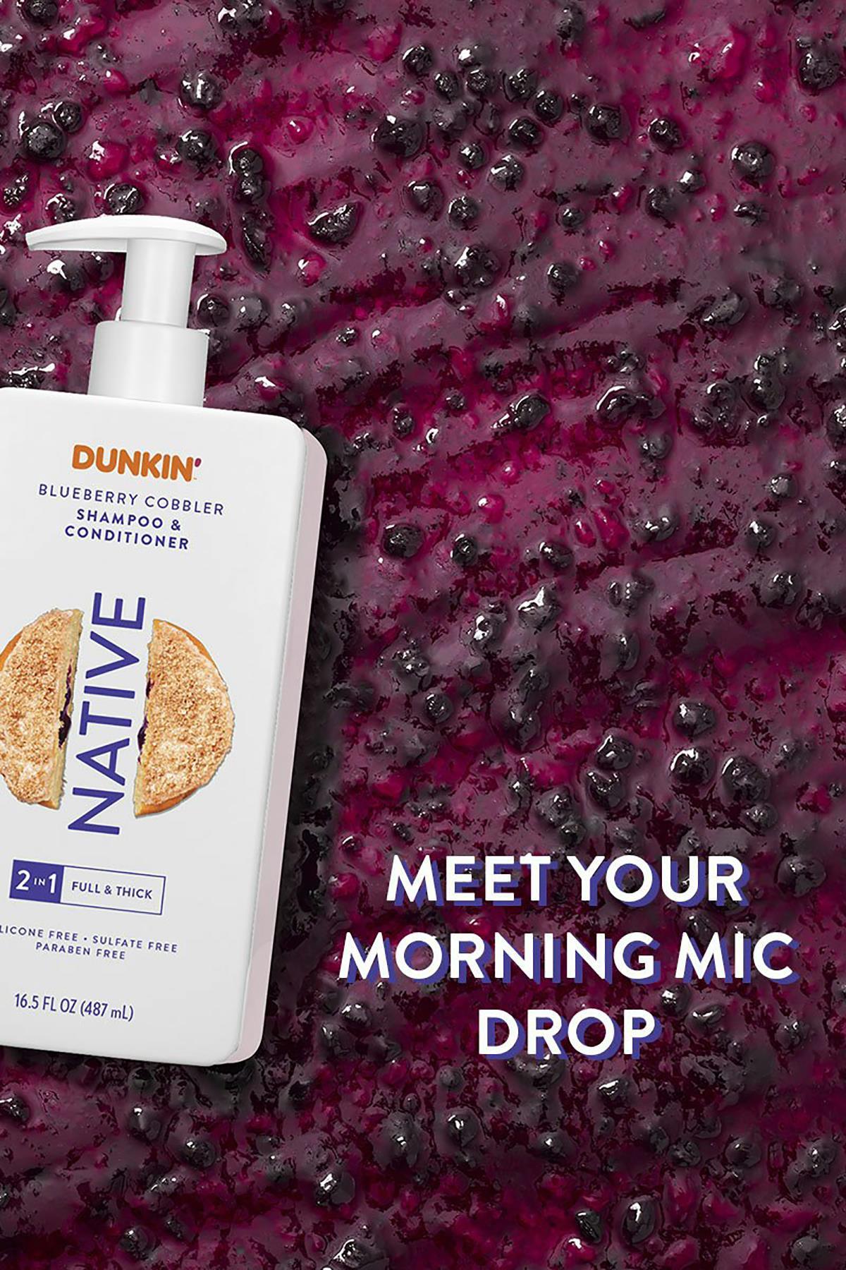 Native Dunkin Blueberry Cobbler 2’si 1 Arada Şampuan ve Saç Kremi 487ML
