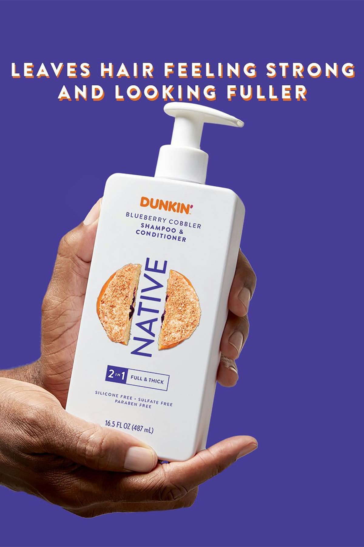 Native Dunkin Blueberry Cobbler 2’si 1 Arada Şampuan ve Saç Kremi 487ML