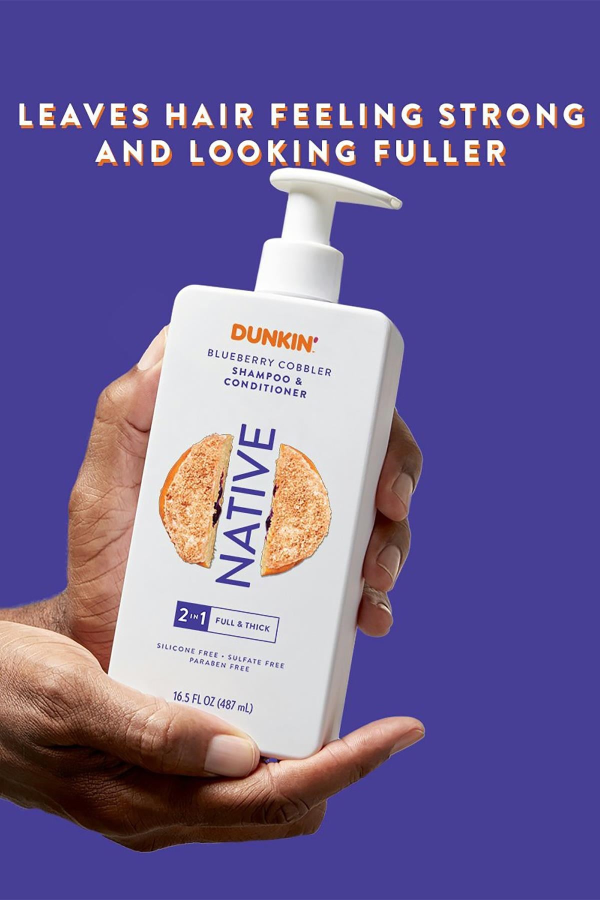 Native Dunkin Blueberry Cobbler 2’si 1 Arada Şampuan ve Saç Kremi 487ML