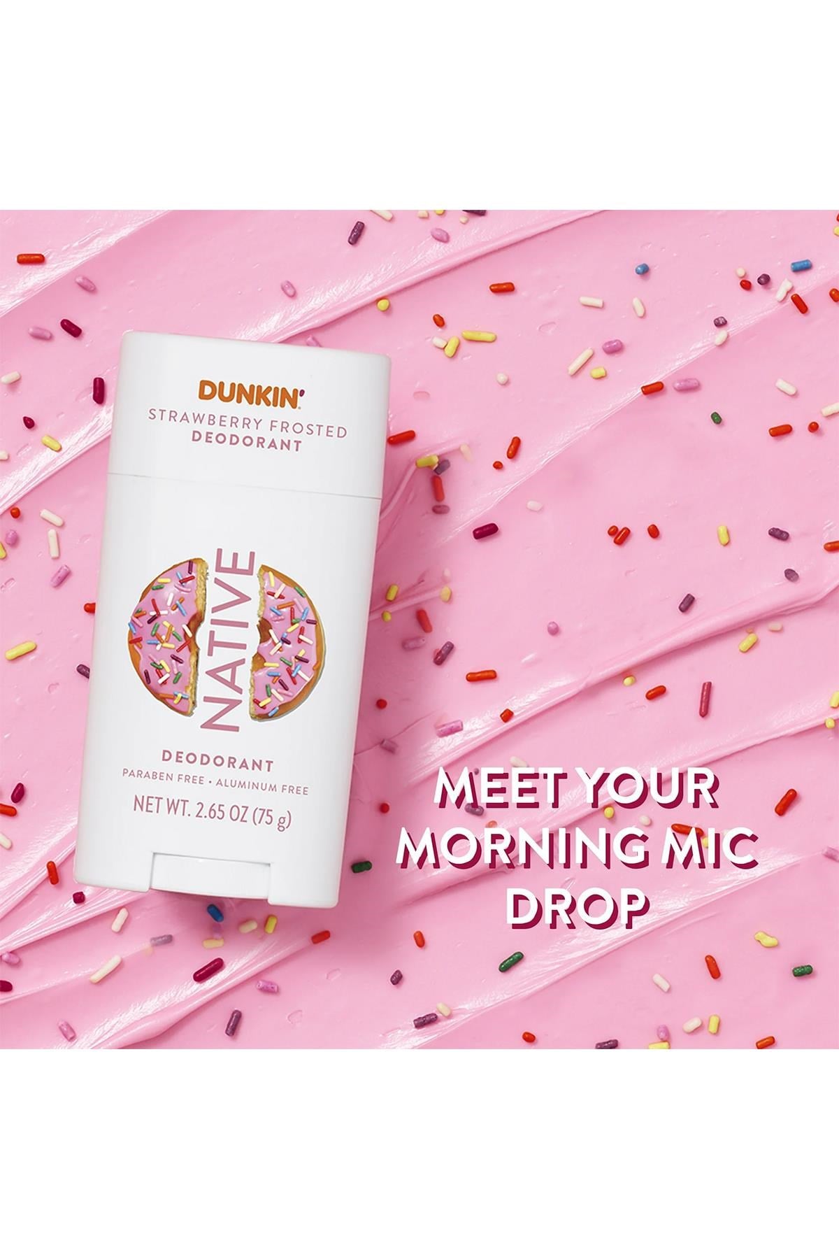 Native Dunkin Strawberry Frosted Alüminyumsuz Stick Deodorant 75GR