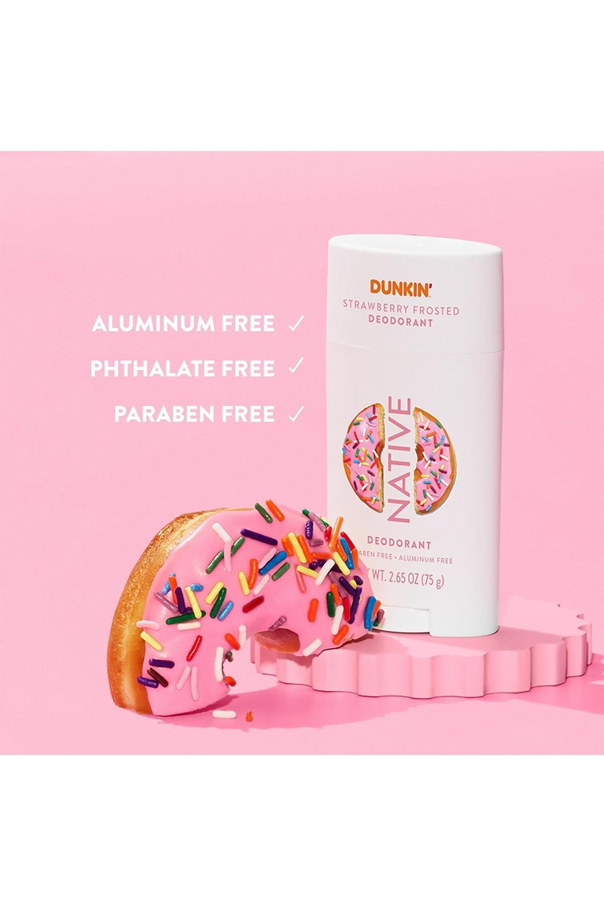Native Dunkin Strawberry Frosted Alüminyumsuz Stick Deodorant 75GR
