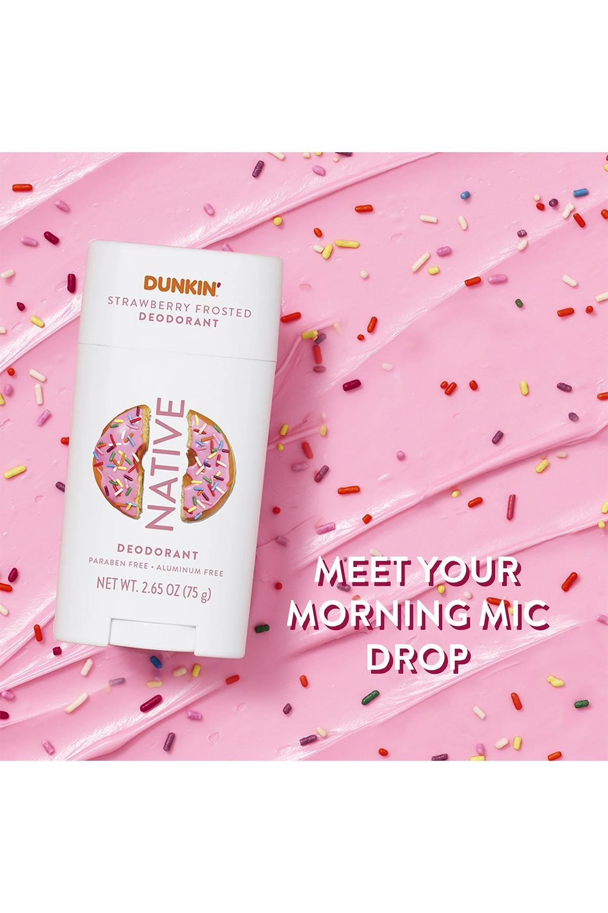 Native Dunkin Strawberry Frosted Alüminyumsuz Stick Deodorant 75GR