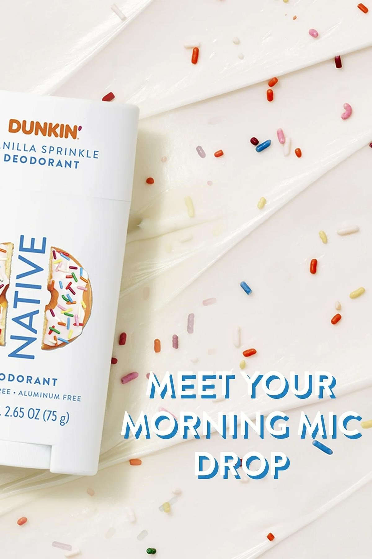 Native Dunkin Vanilla Sprinkle Alüminyumsuz Stick Deodorant 75GR