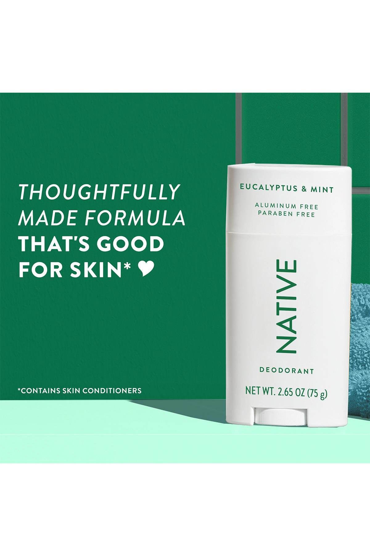 Native Eucalyptus & Mint Alüminyumsuz Stick Deodorant 75GR
