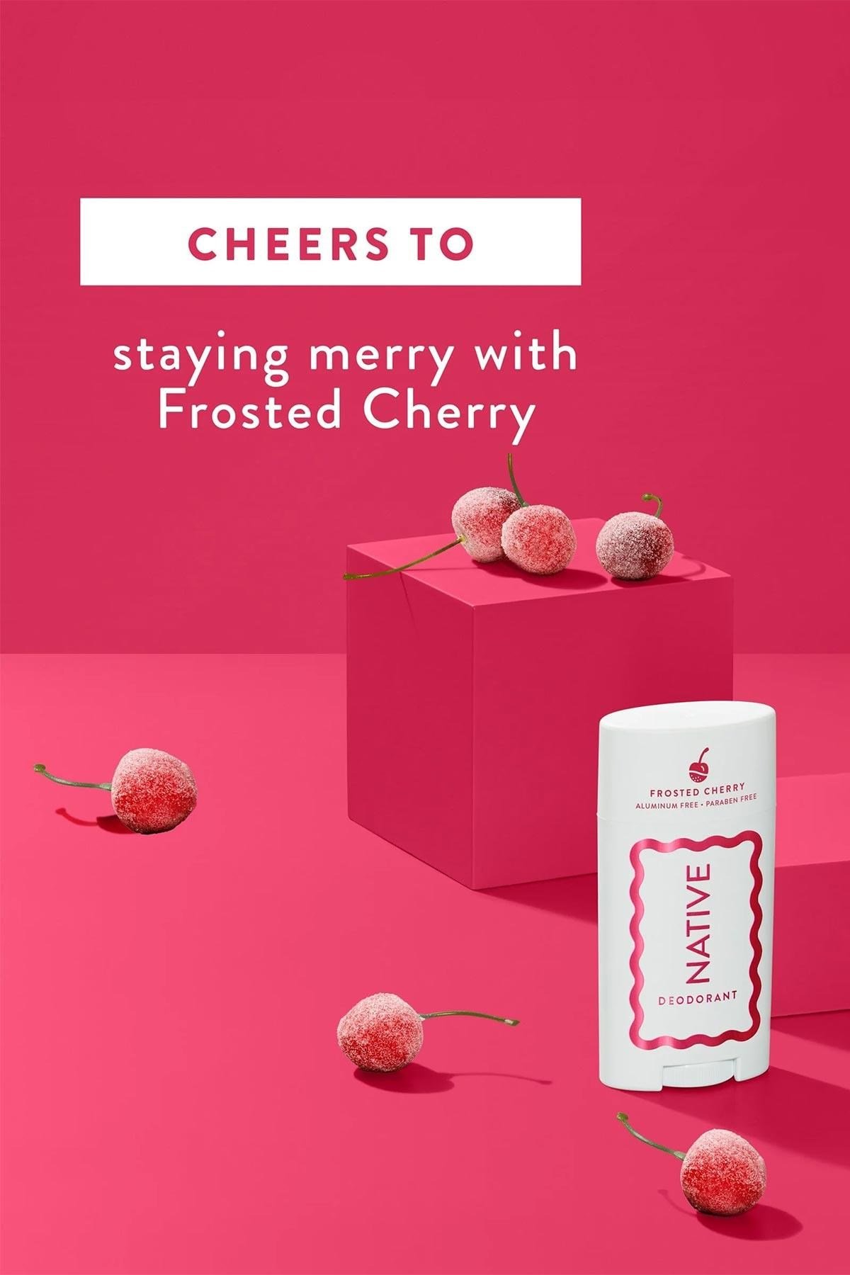 Native Frosted Cherry Alüminyumsuz Stick Deodorant 75GR