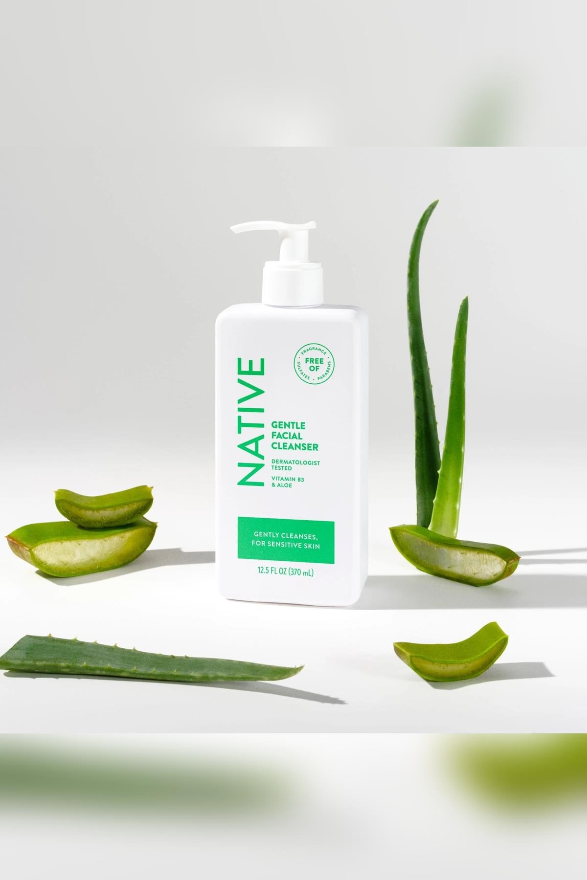 Native Gentle Hassas Ciltler İçin Yüz Temizleme Jeli 370ML