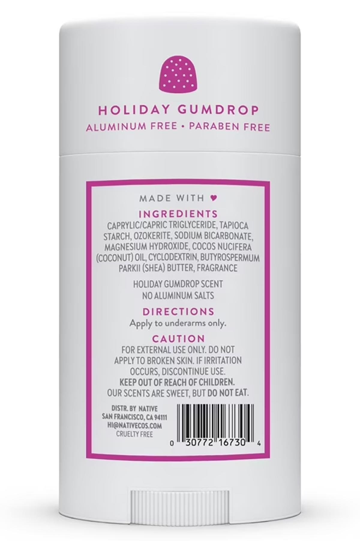Native Holiday Gumdrop Alüminyumsuz Stick Deodorant 75GR