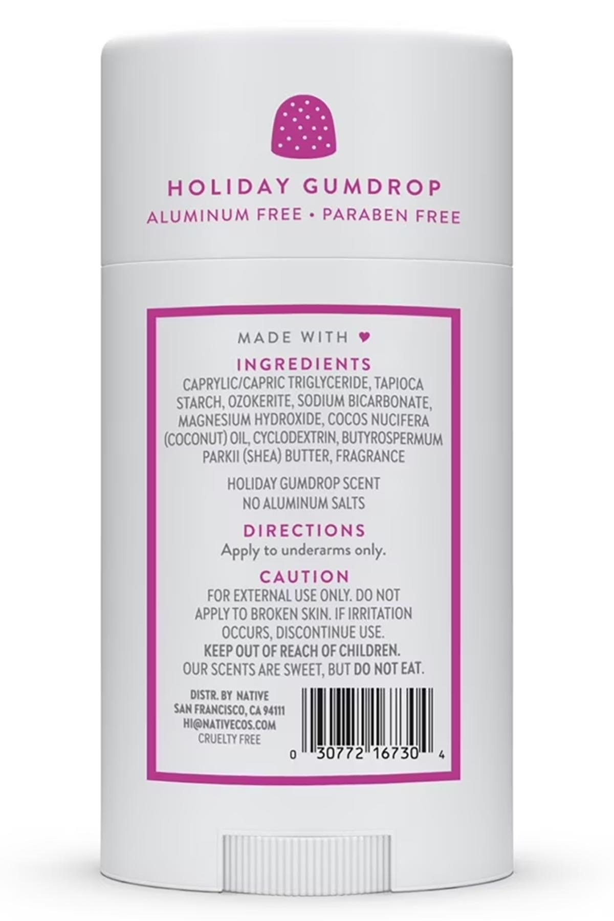 Native Holiday Gumdrop Alüminyumsuz Stick Deodorant 75GR