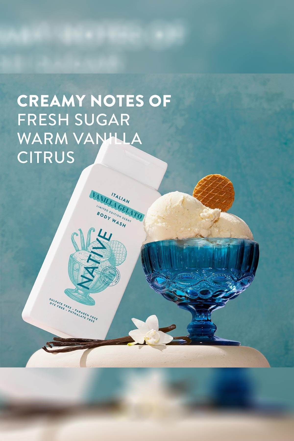 Native Italian Vanilla Gelato Duş Jeli 532ML