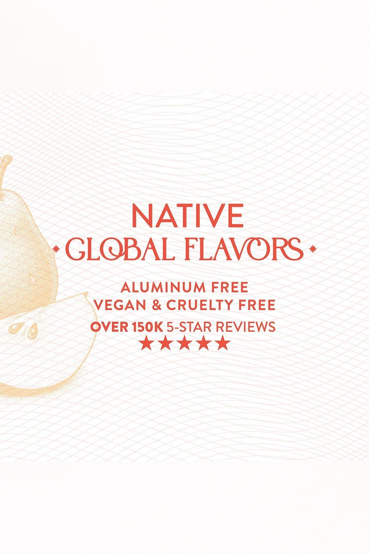 Native Japanese Golden Pear Alüminyumsuz Stick Deodorant 75GR
