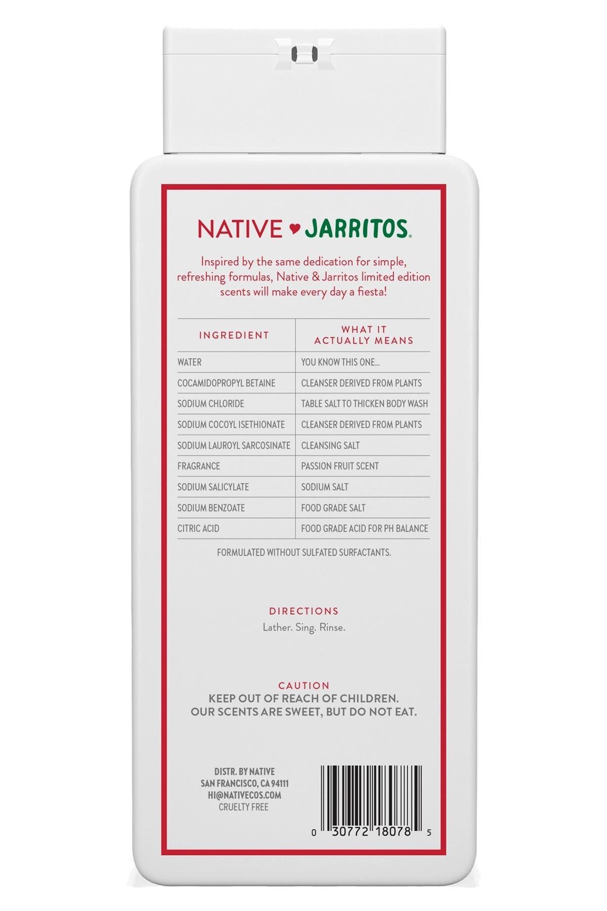 Native Jarritos Passion Fruit Duş Jeli 532ML